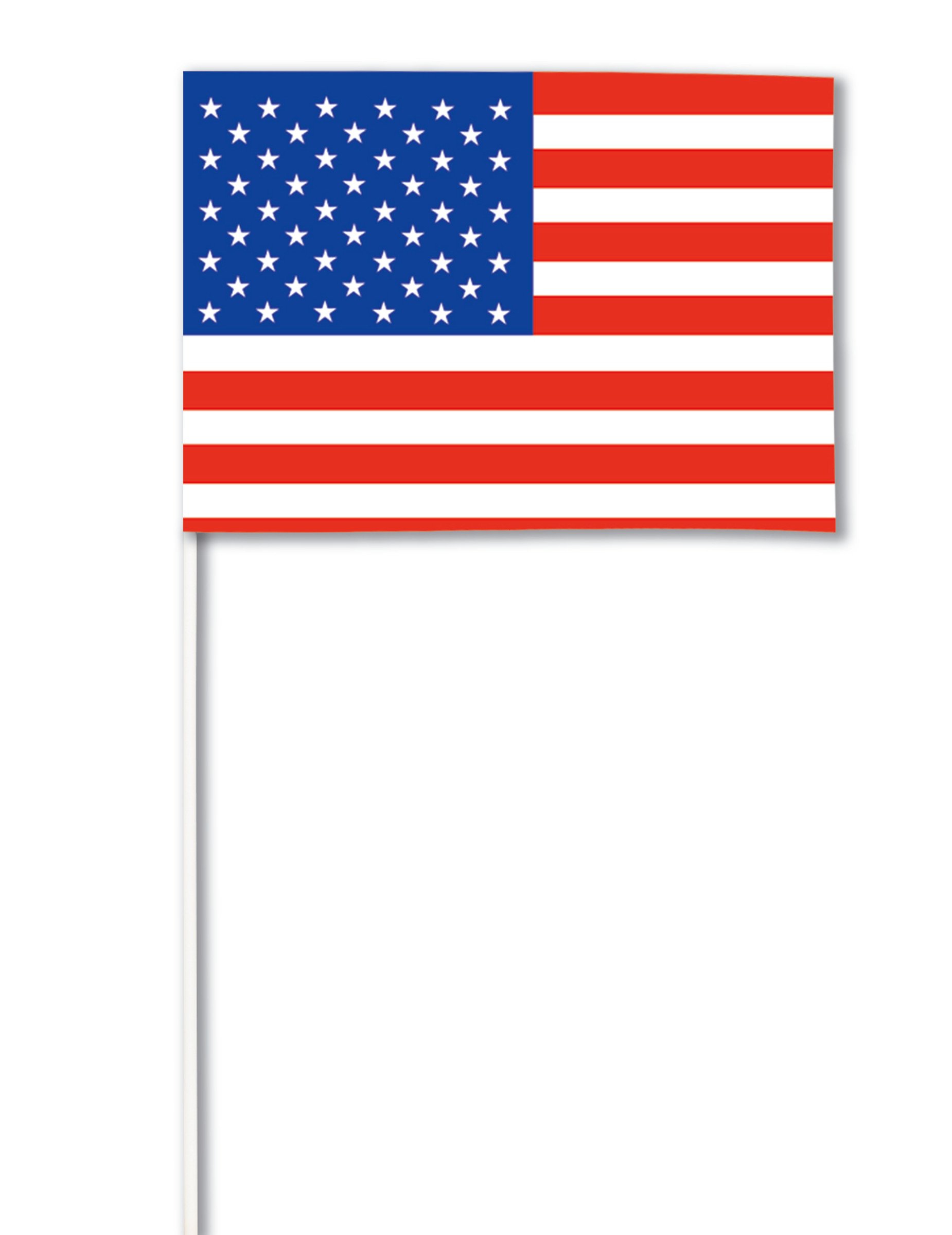 Drapeau papier USA 14 x 21 cm