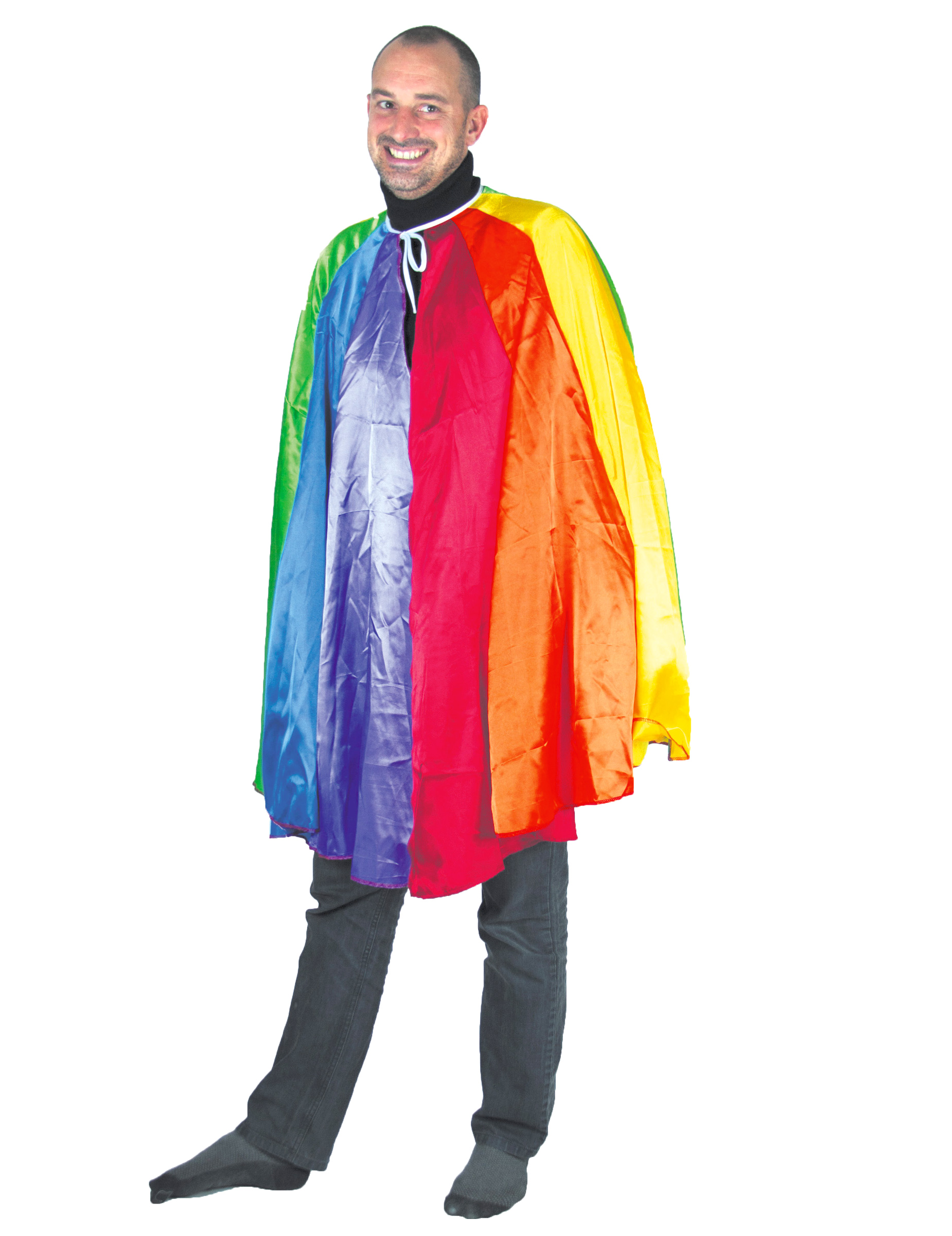 Cape arc-en-ciel adulte
