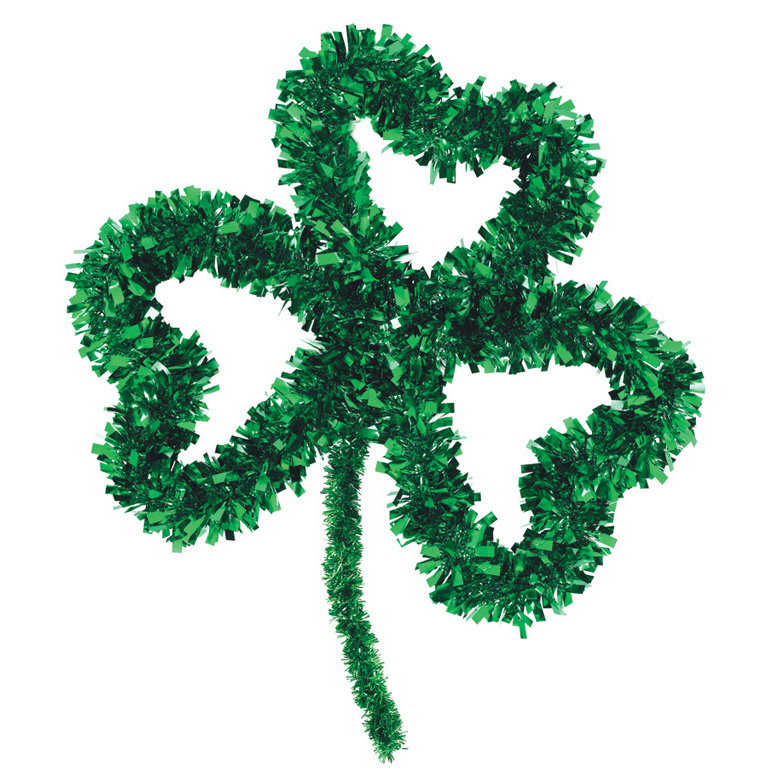 Décoration Trèfle St Patrick 35 x 27 cm