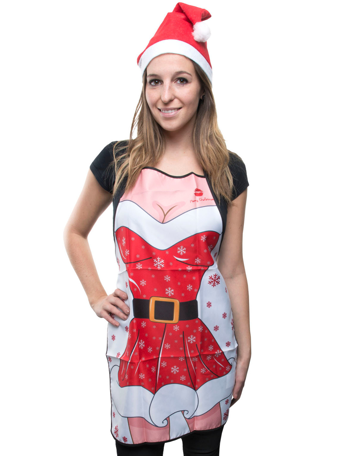 Tablier humoristique et sexy Noël