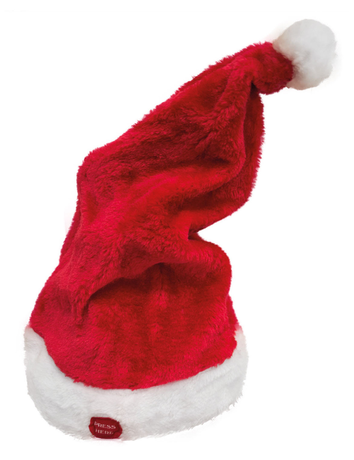 Bonnet rouge musicale et animé Noël