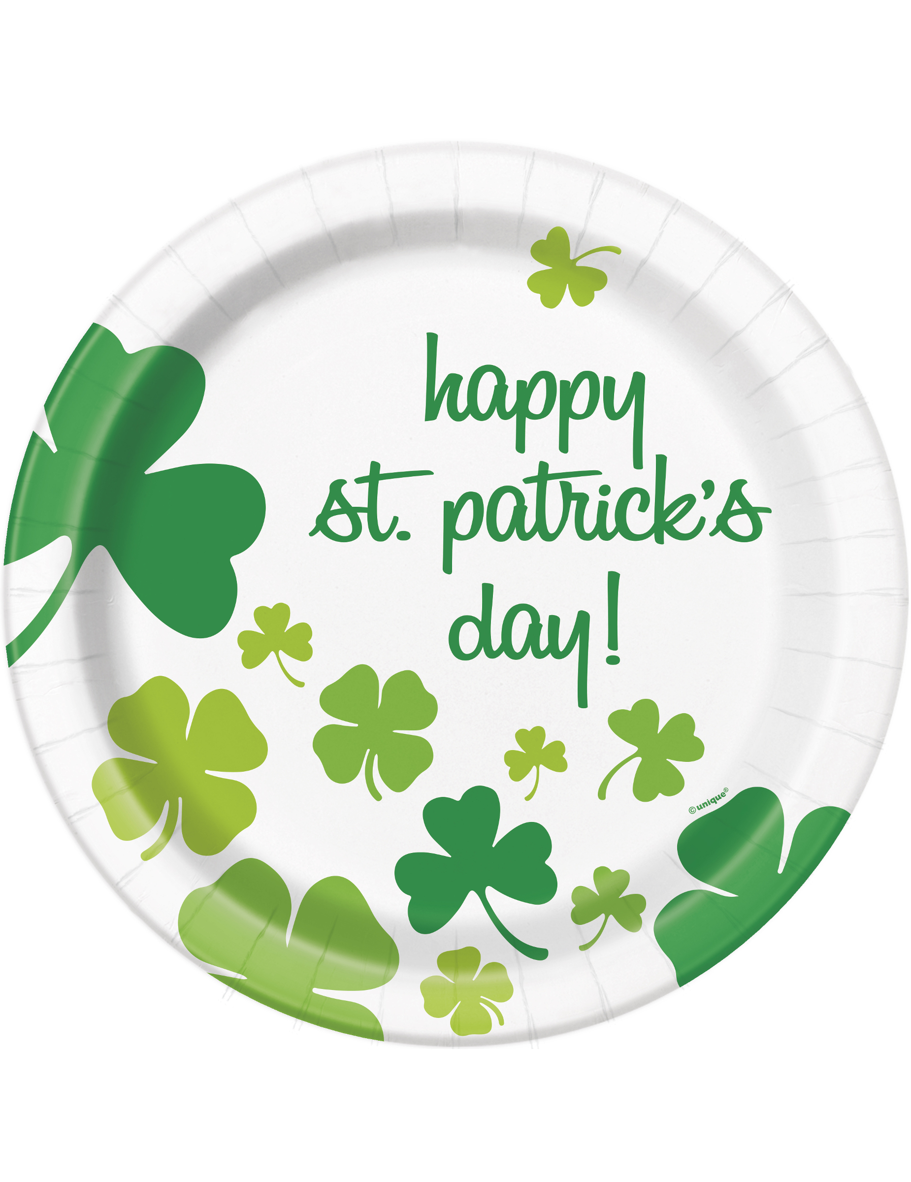 8 Assiettes Happy St Patrick's Day 23 cm