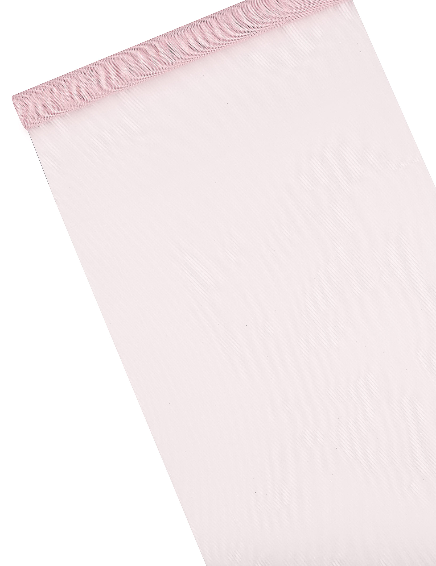 Rouleau de tulle décoratif rose 50 cm x 5 m