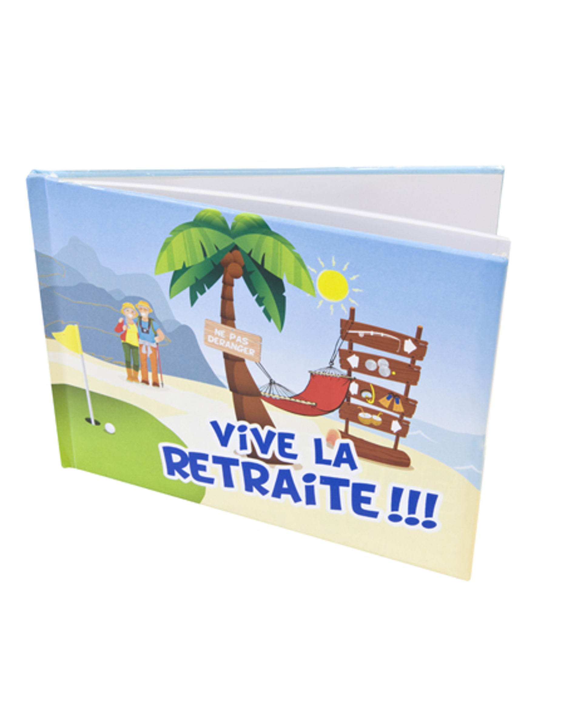 Livre d'or Vive la Retraite 80 pages 21,5 x 15,5 cm