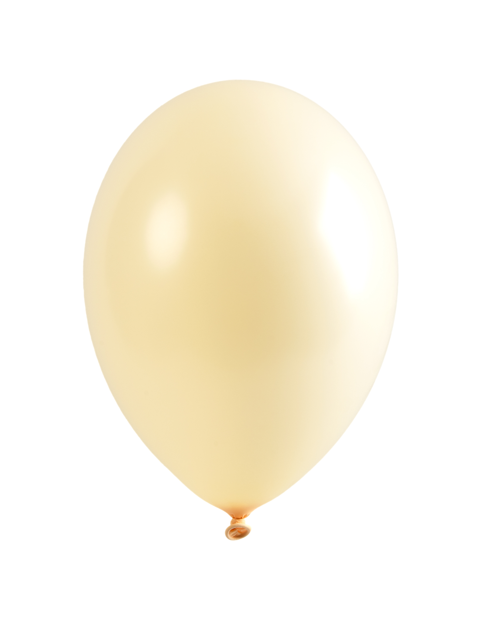 6 Ballons en latex ivoires 30 cm