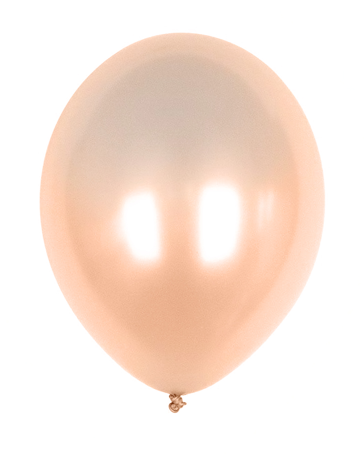 50 Ballons pêche métallisés 30 cm