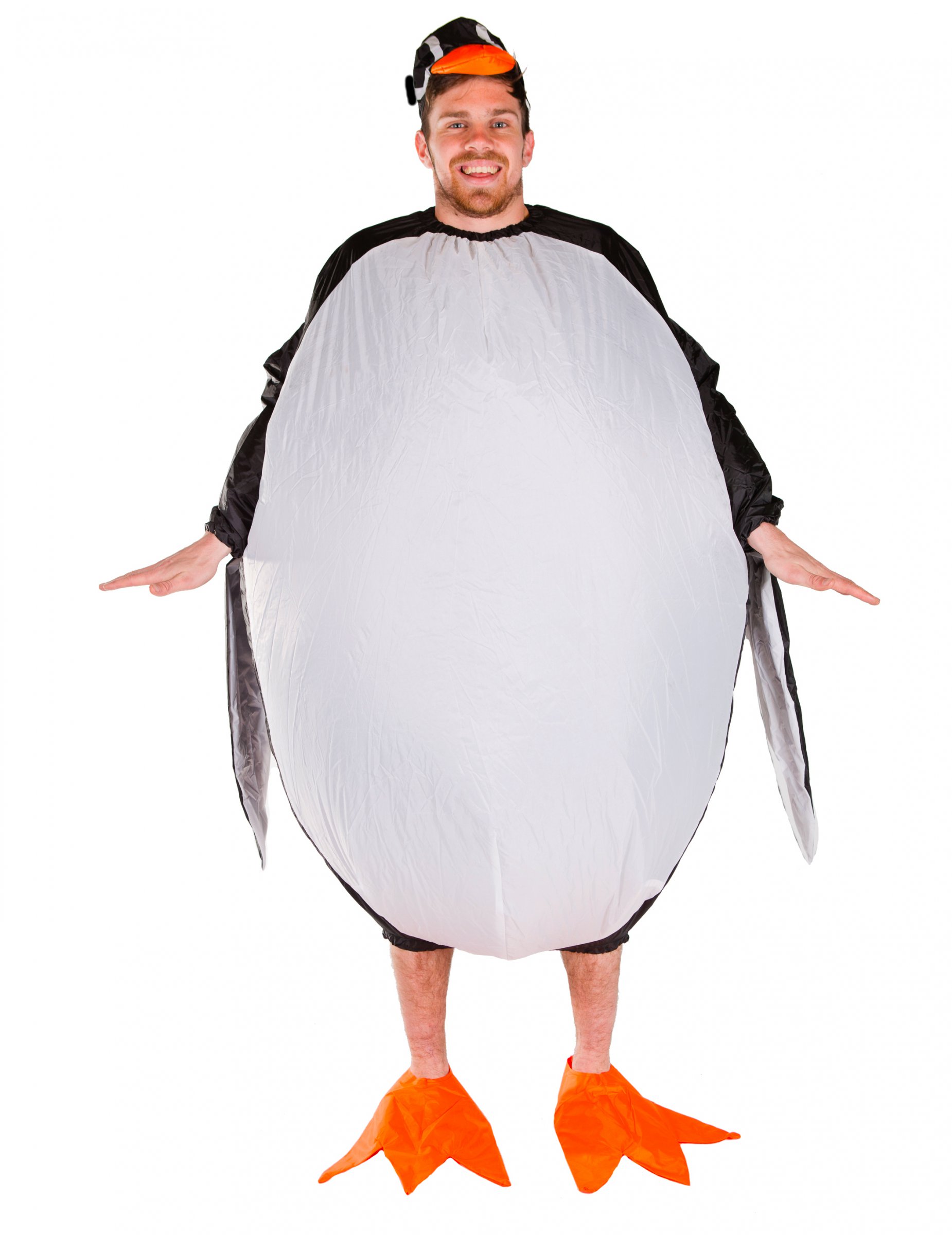Déguisement pingouin gonflable adulte