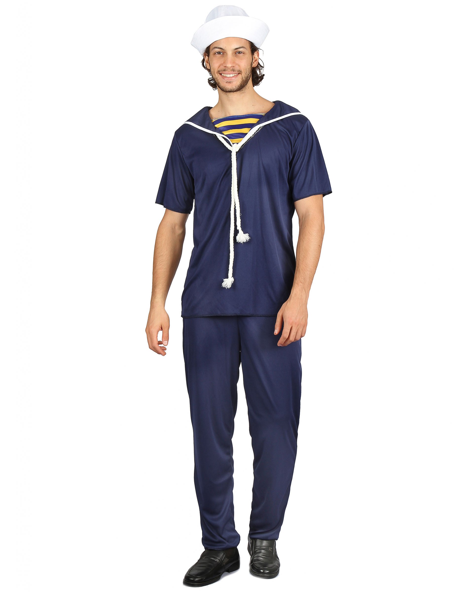 Déguisement marin bleu homme