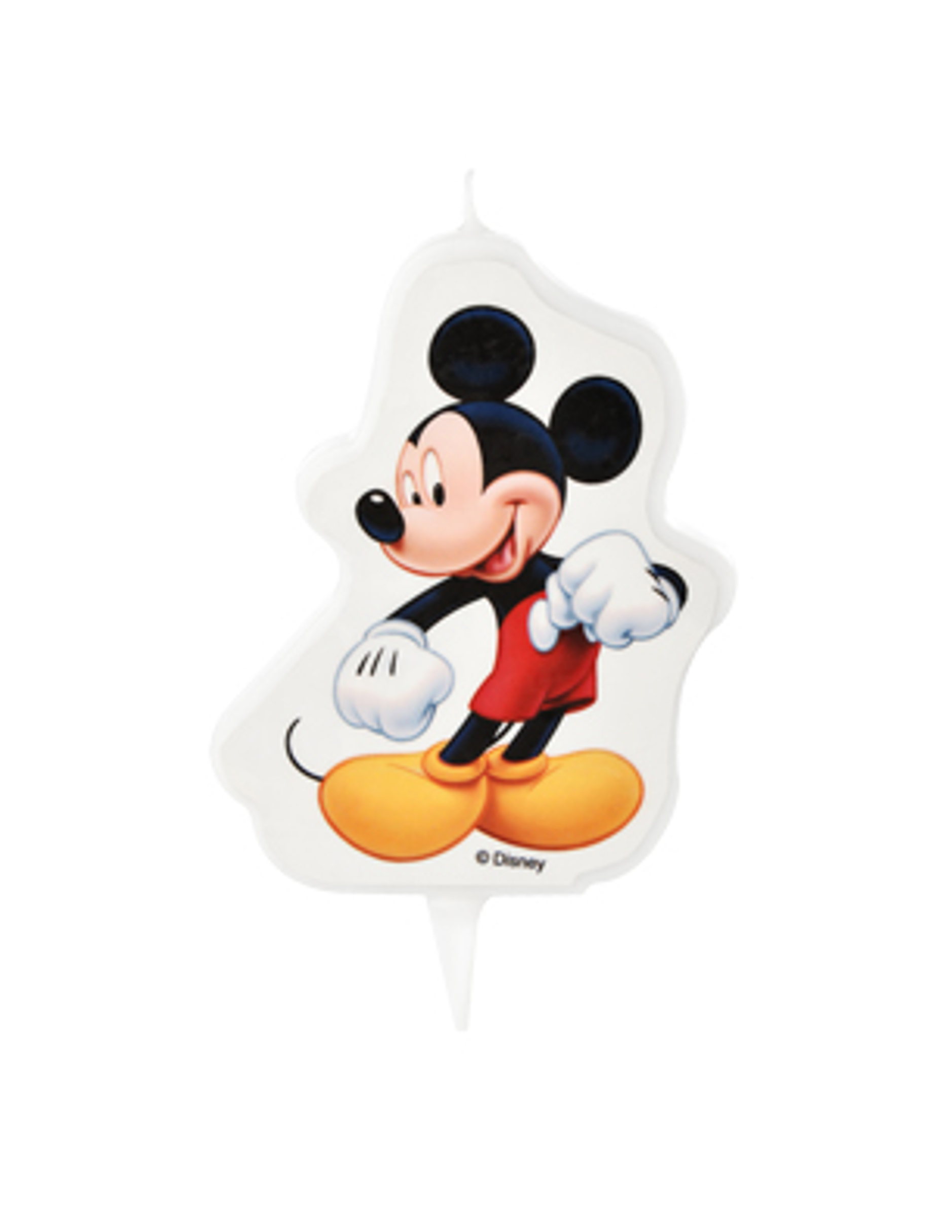 Bougie d'anniversaire Mickey  7 x 8,5 cm