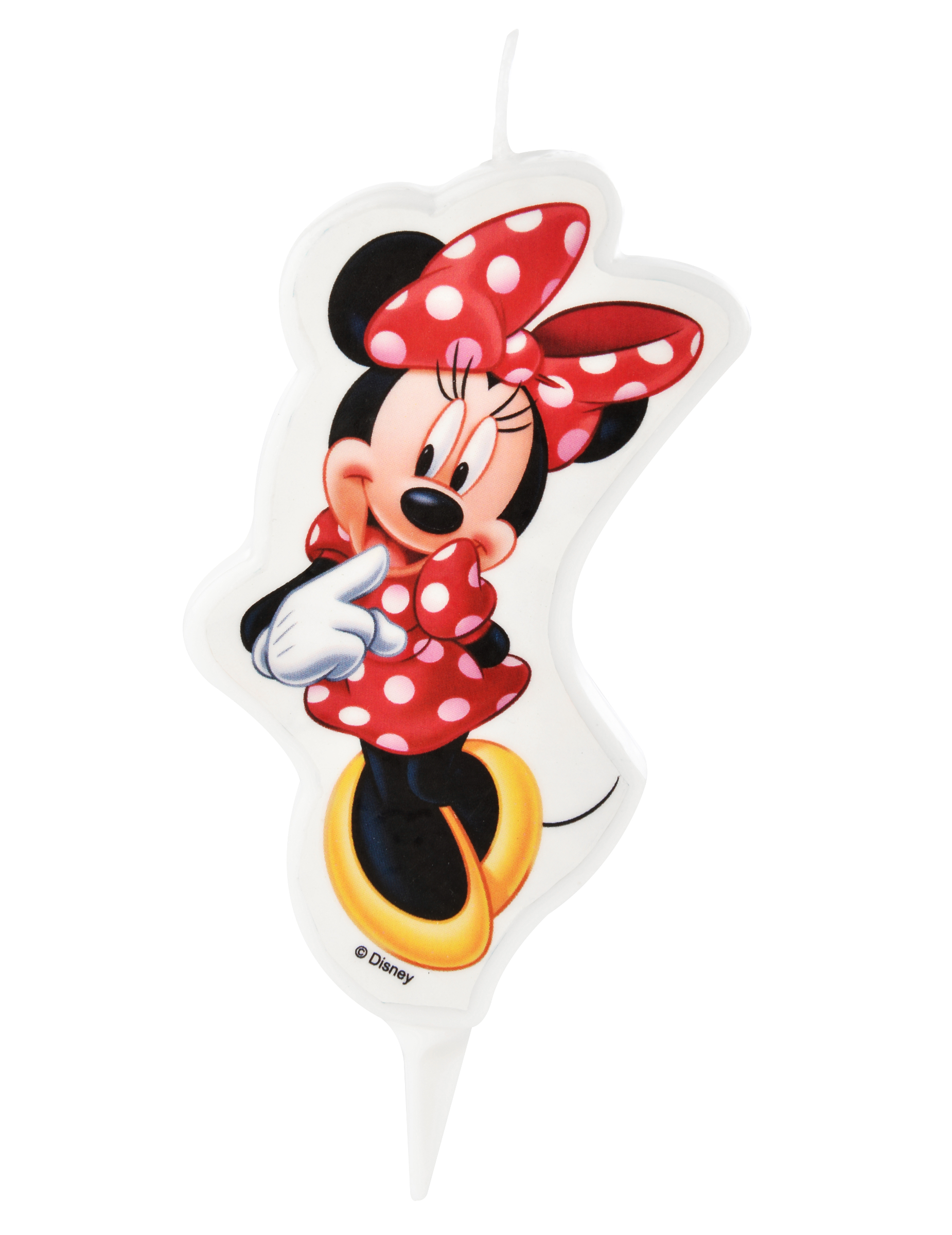Bougie d'anniversaire Minnie  5,5 x 9 cm