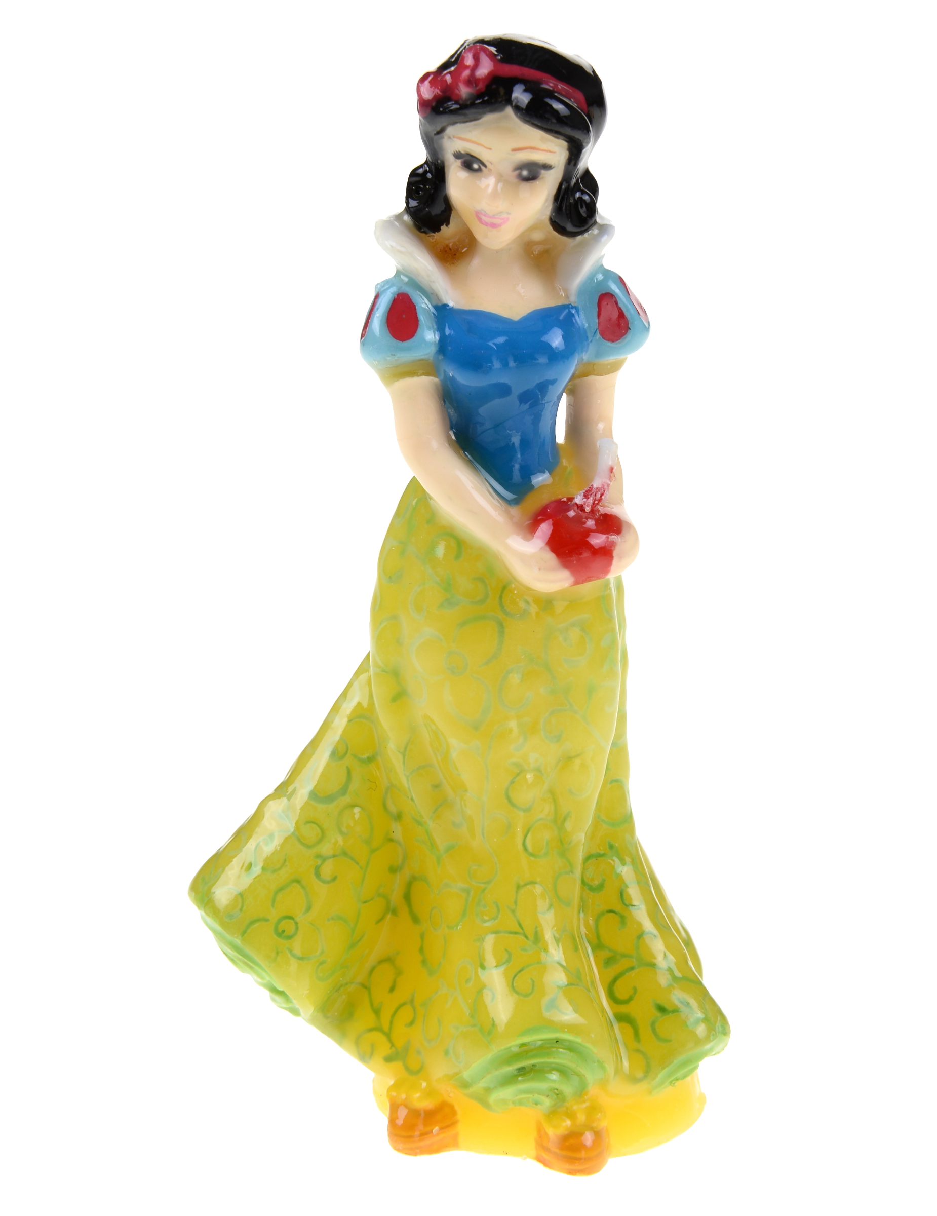Bougie d'anniversaire 3D Princesses Disney  Blanche Neige 9 cm