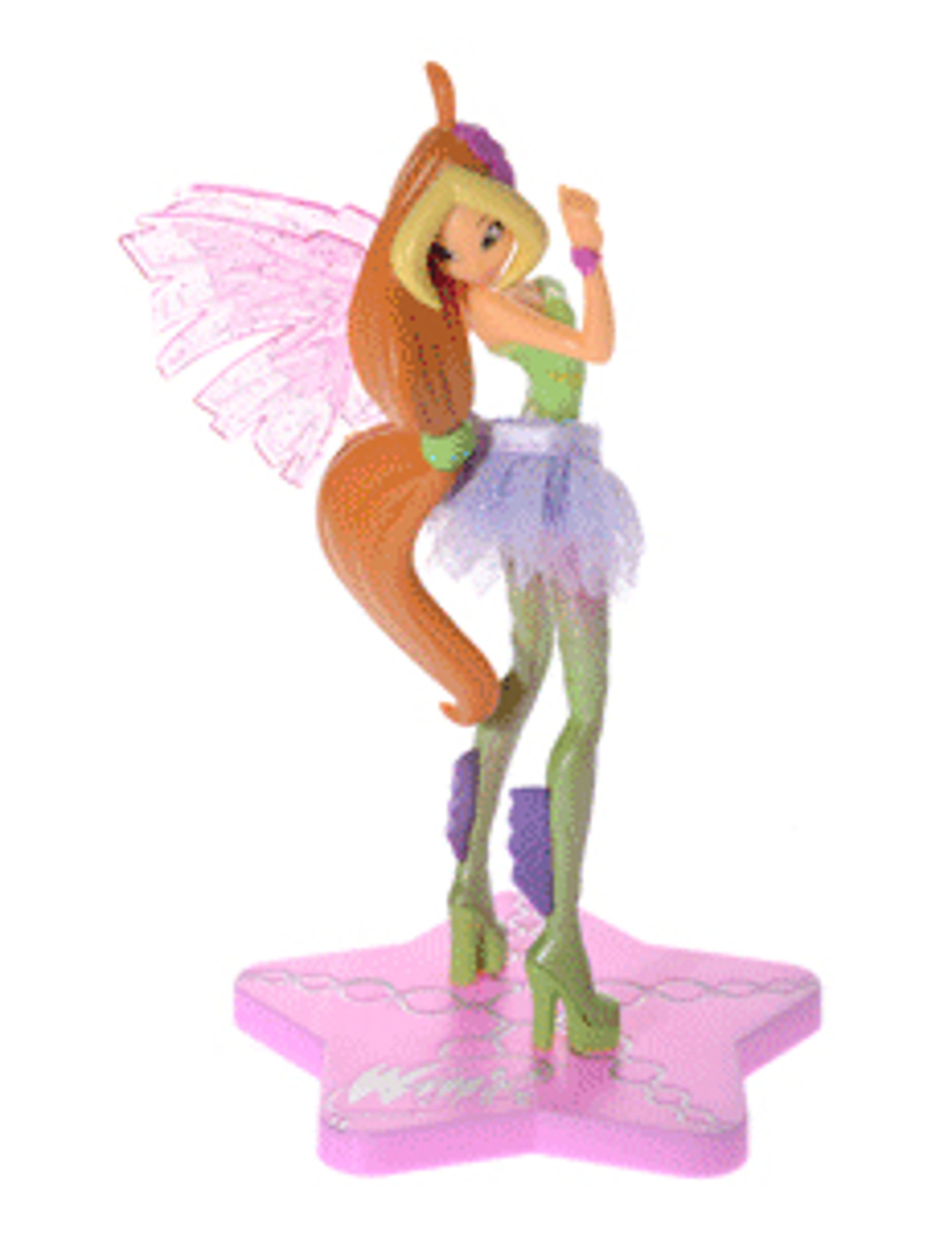 Figurine en plastique Winx Club Sirenix Flora 13 cm