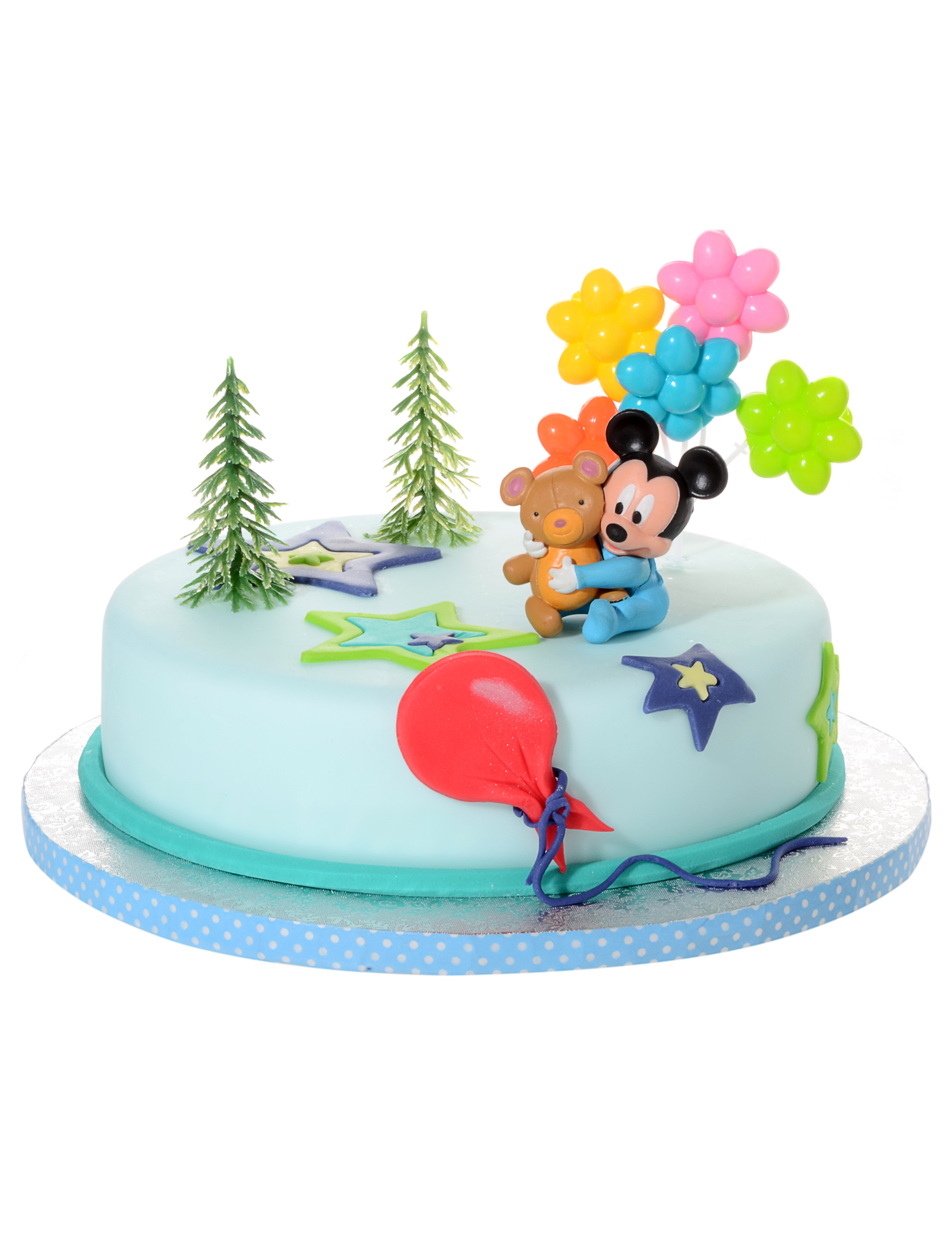 4 Accessoires pour gâteau Bébé Mickey