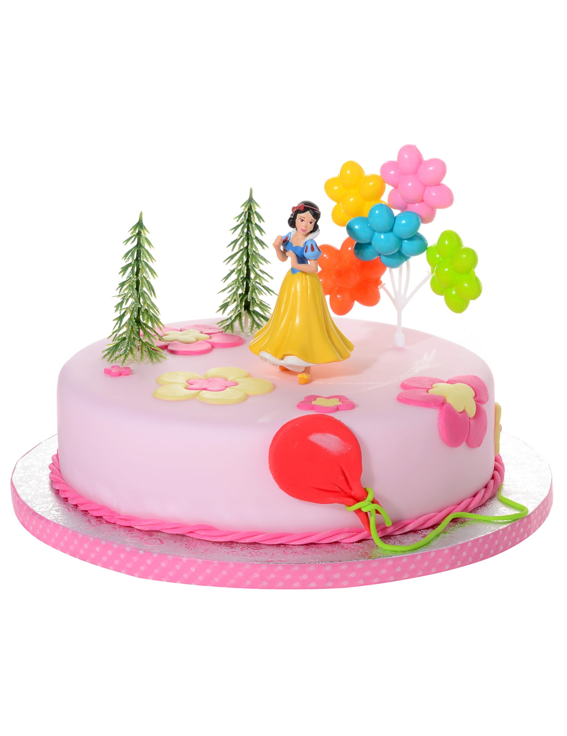4 accessoires gâteau Princesses Disney   10 x 20,5 x 5 cm