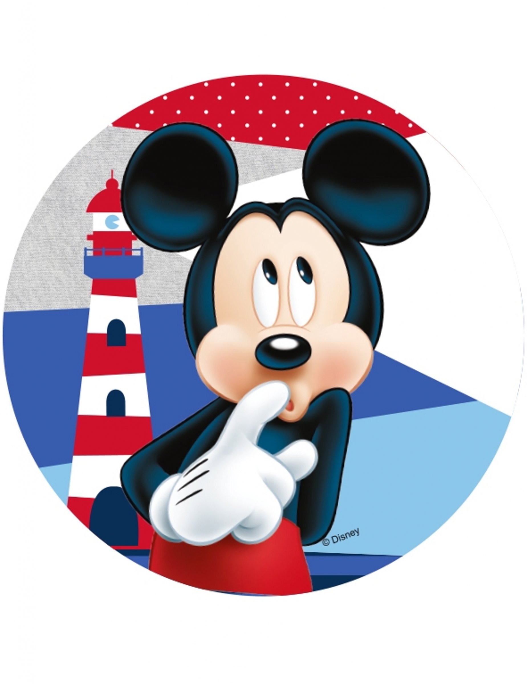Disque en azyme Mickey  14,5 cm