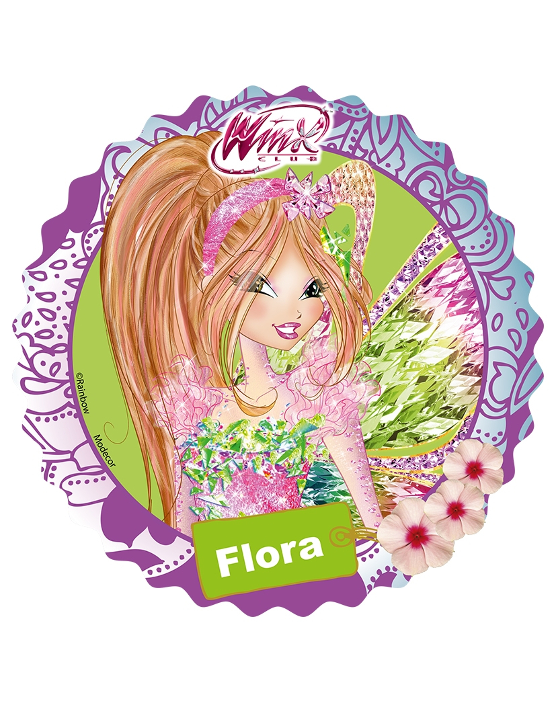 Disque azyme Winx  Flora 21 cm