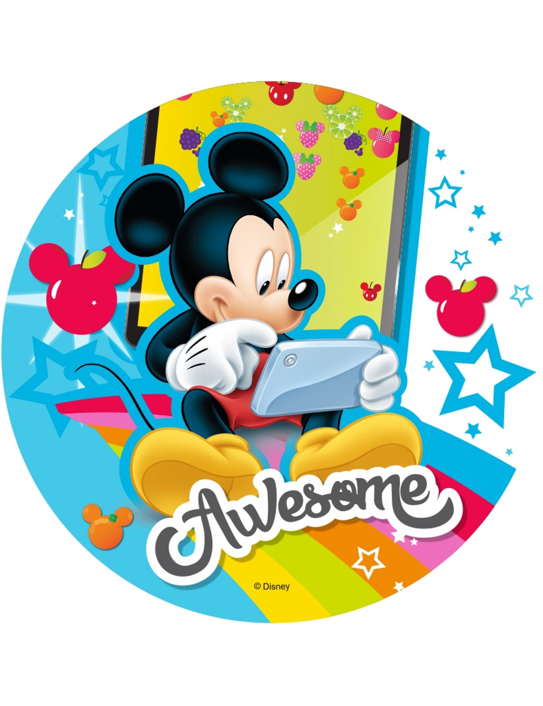 Disque azyme Mickey 21 cm