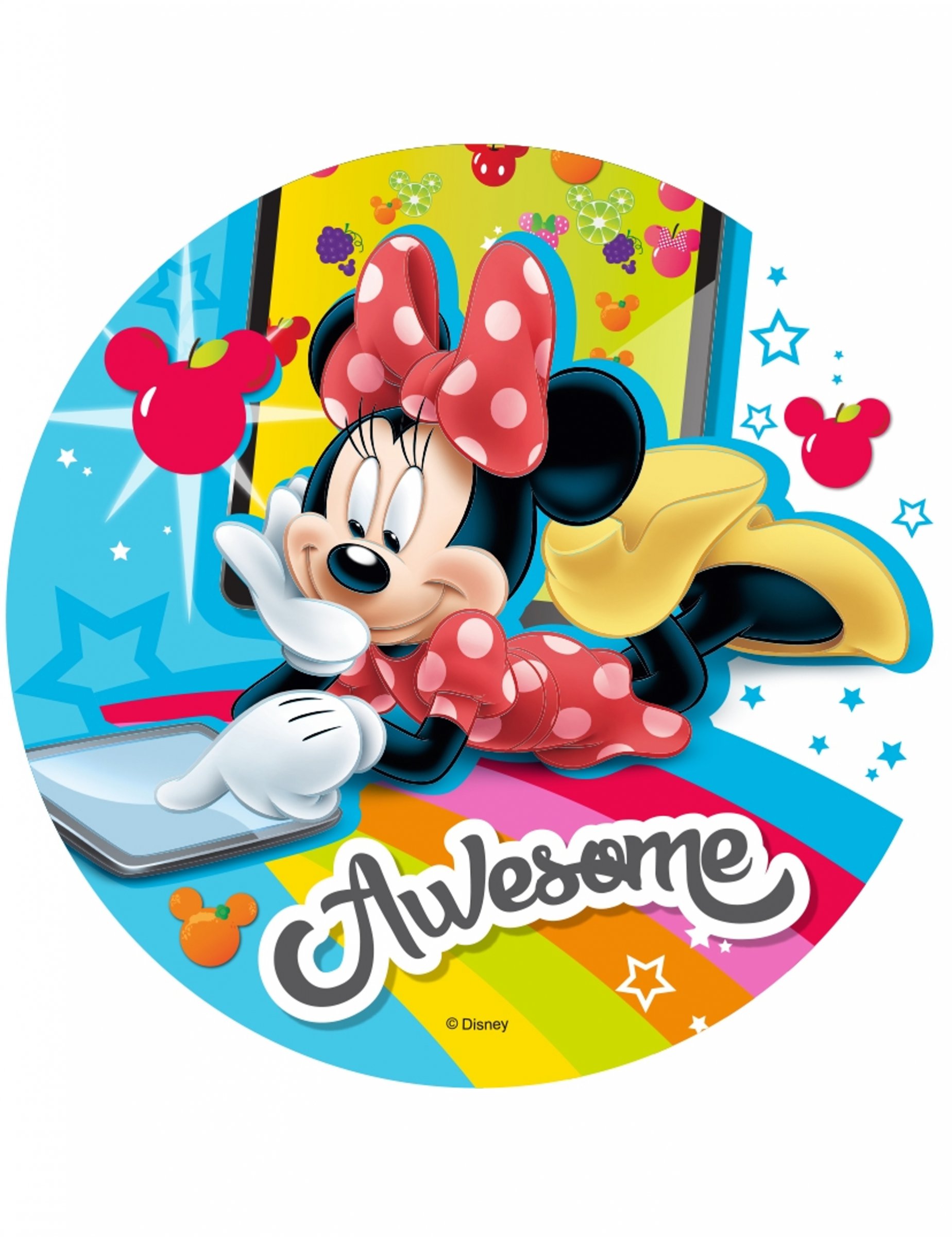 Disque azyme Minnie 21 cm
