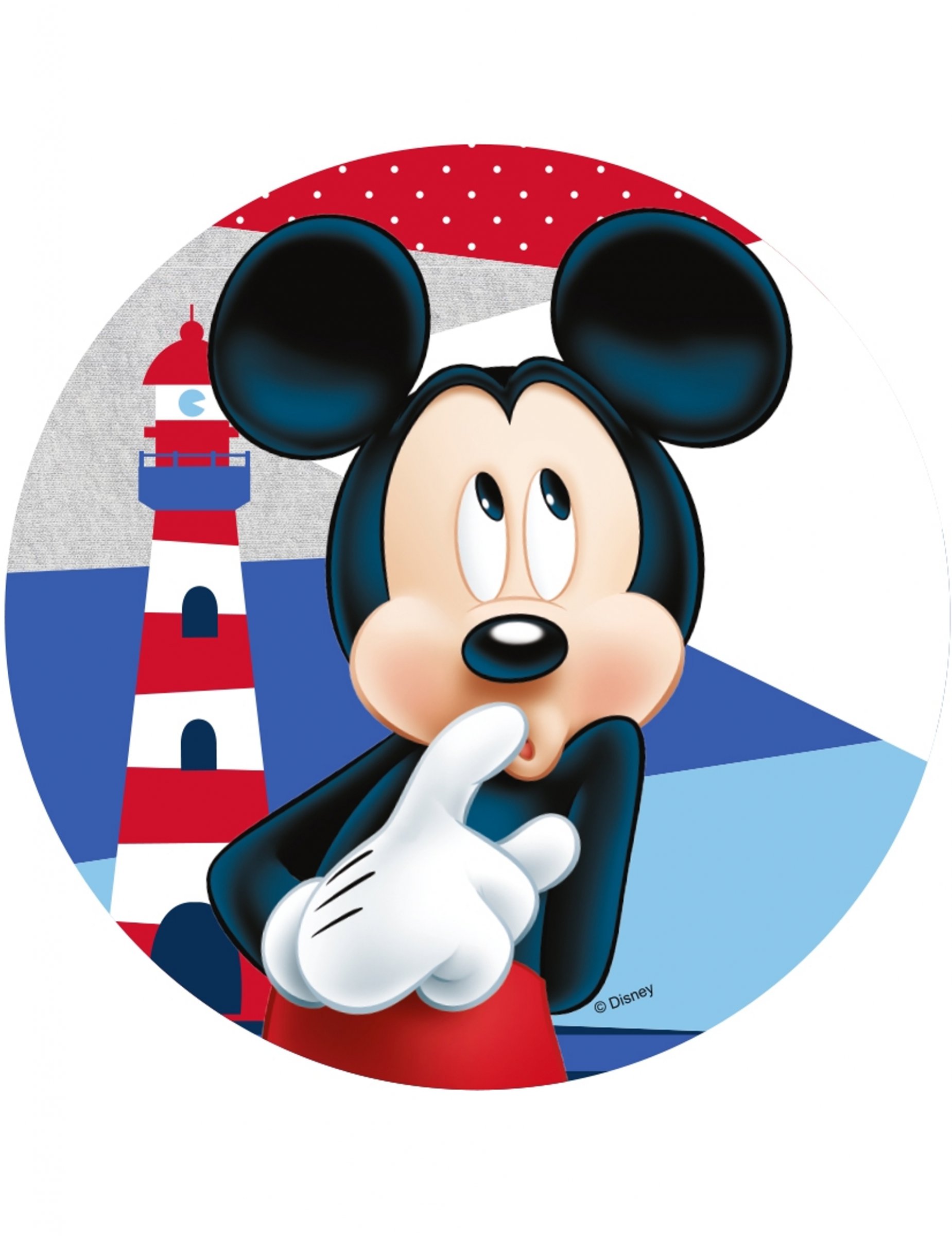 Disque en azyme Mickey 21 cm