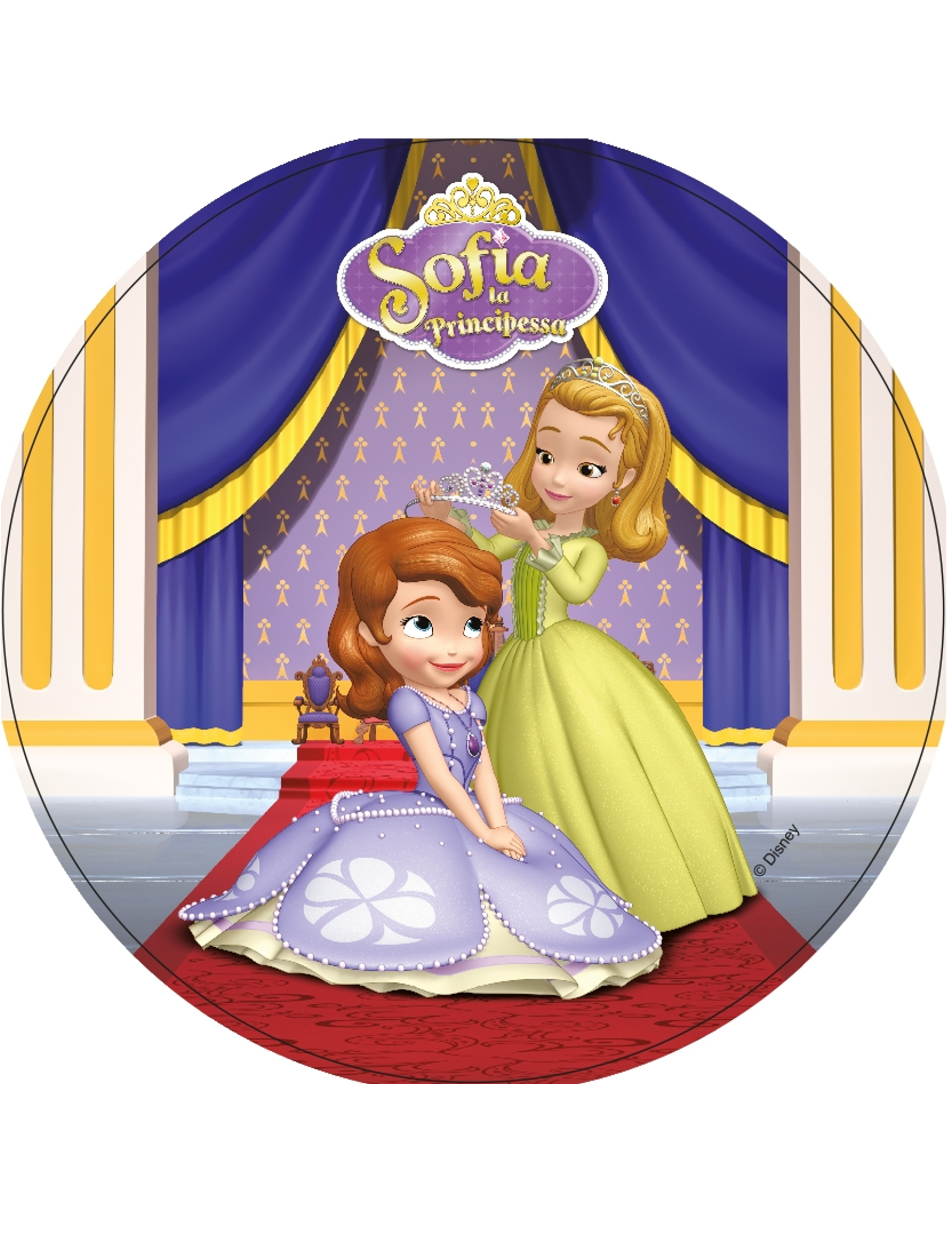 Disque azyme Princesse Sofia  21 cm