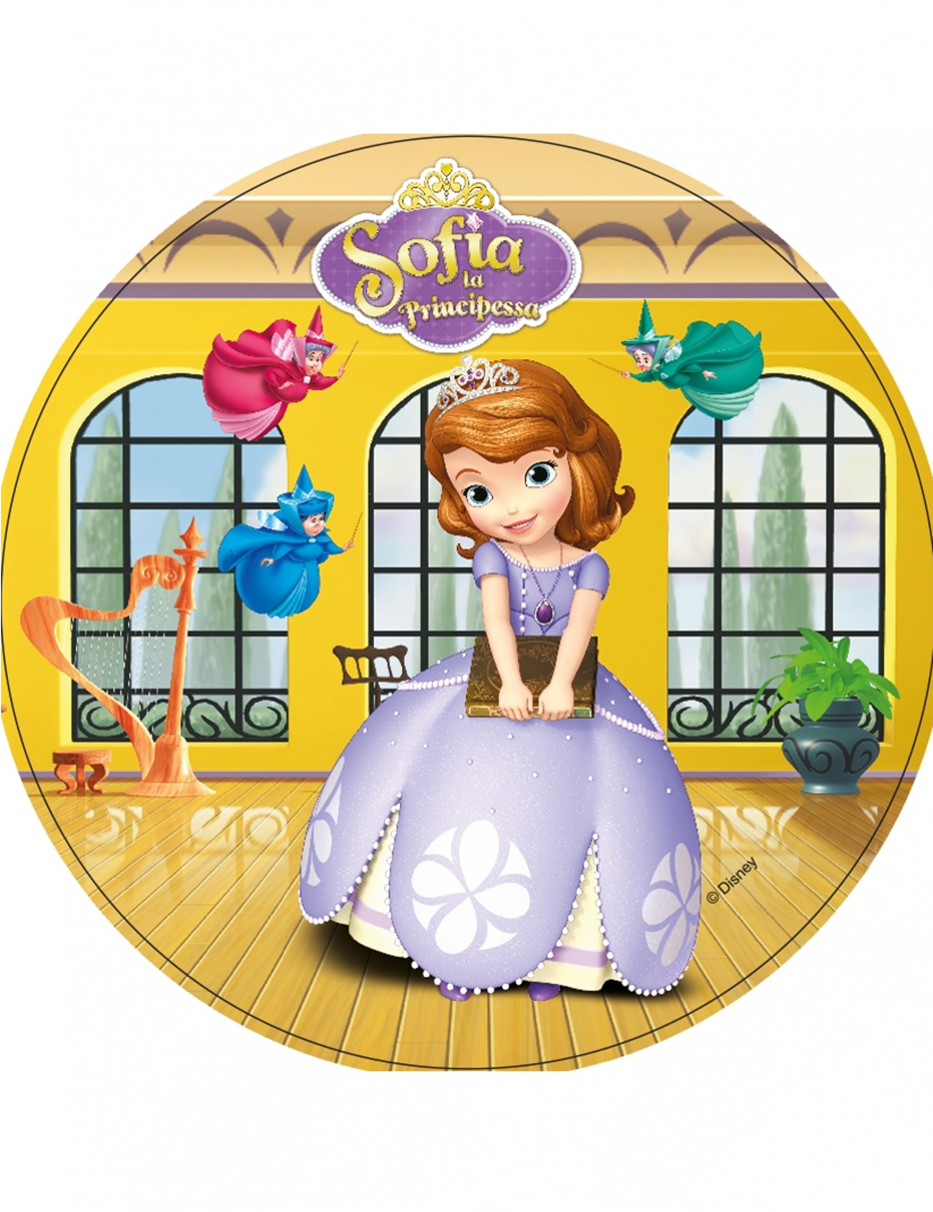 Disque azyme Princesse Sofia  21 cm