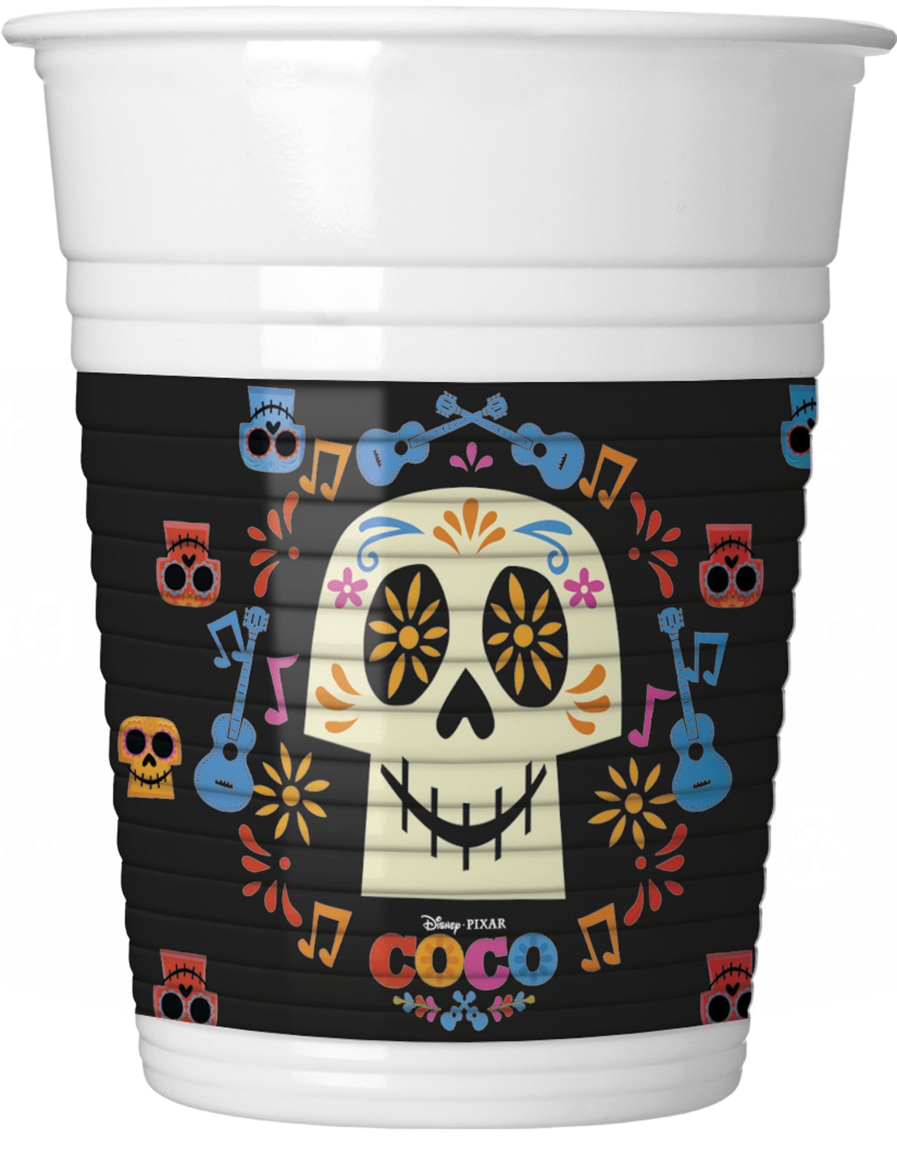 8 Gobelets en plastique multicolores Coco  20 cl