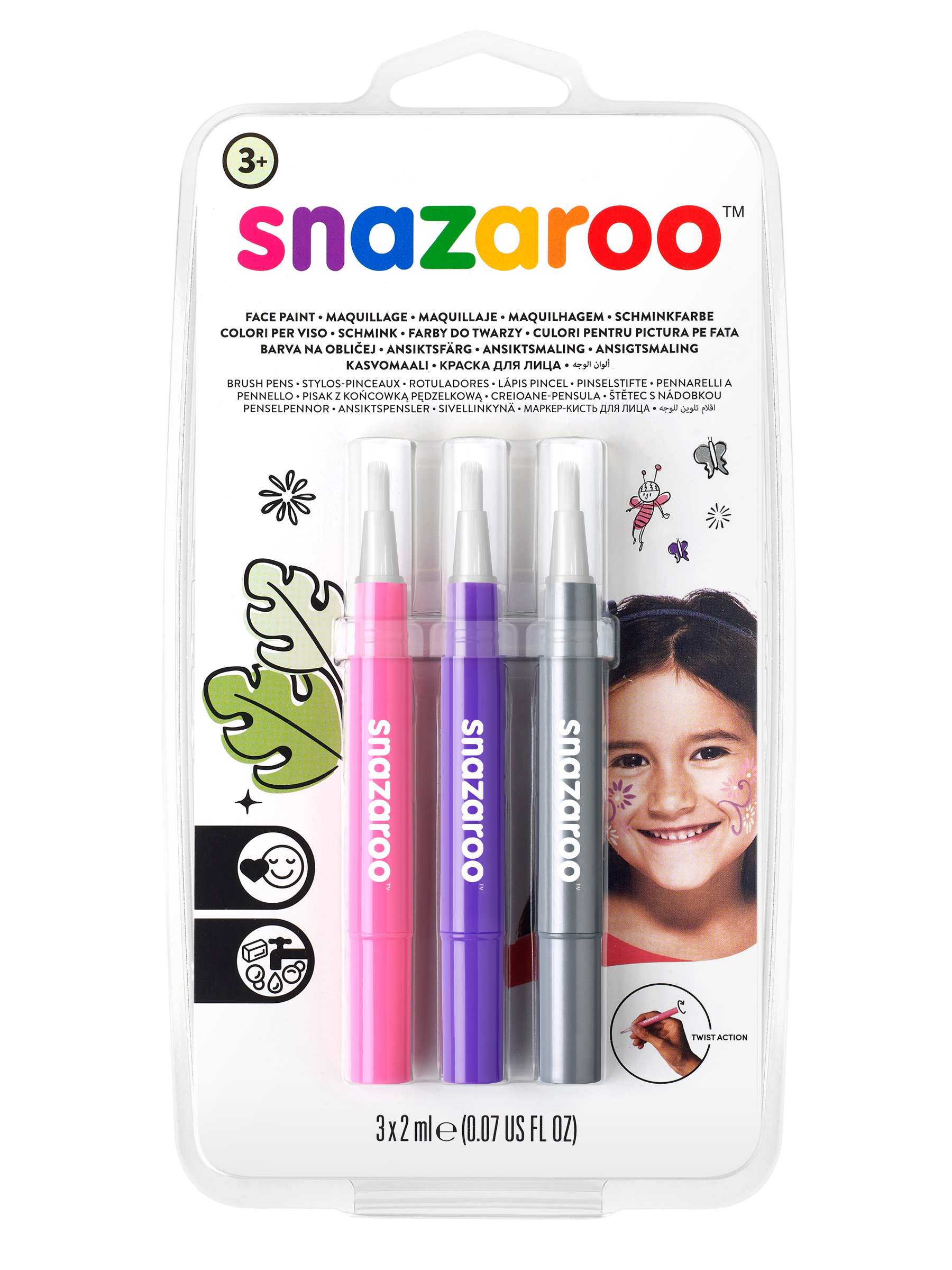 Set de stylos pinceaux maquillage Girly Fantaisie