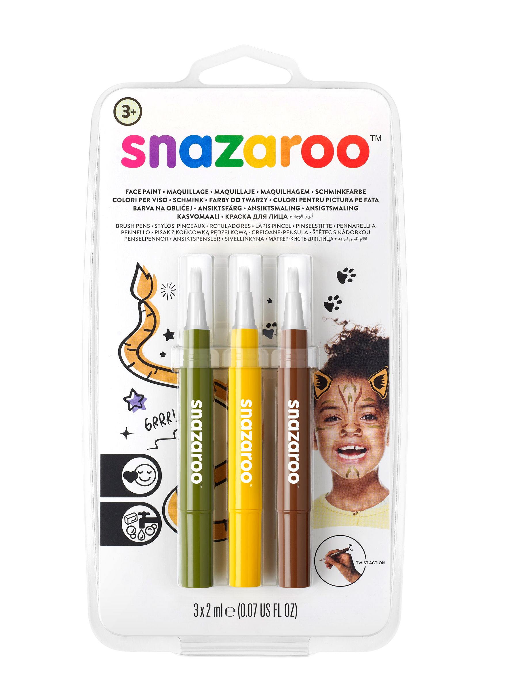 Set de stylos pinceaux Jungle