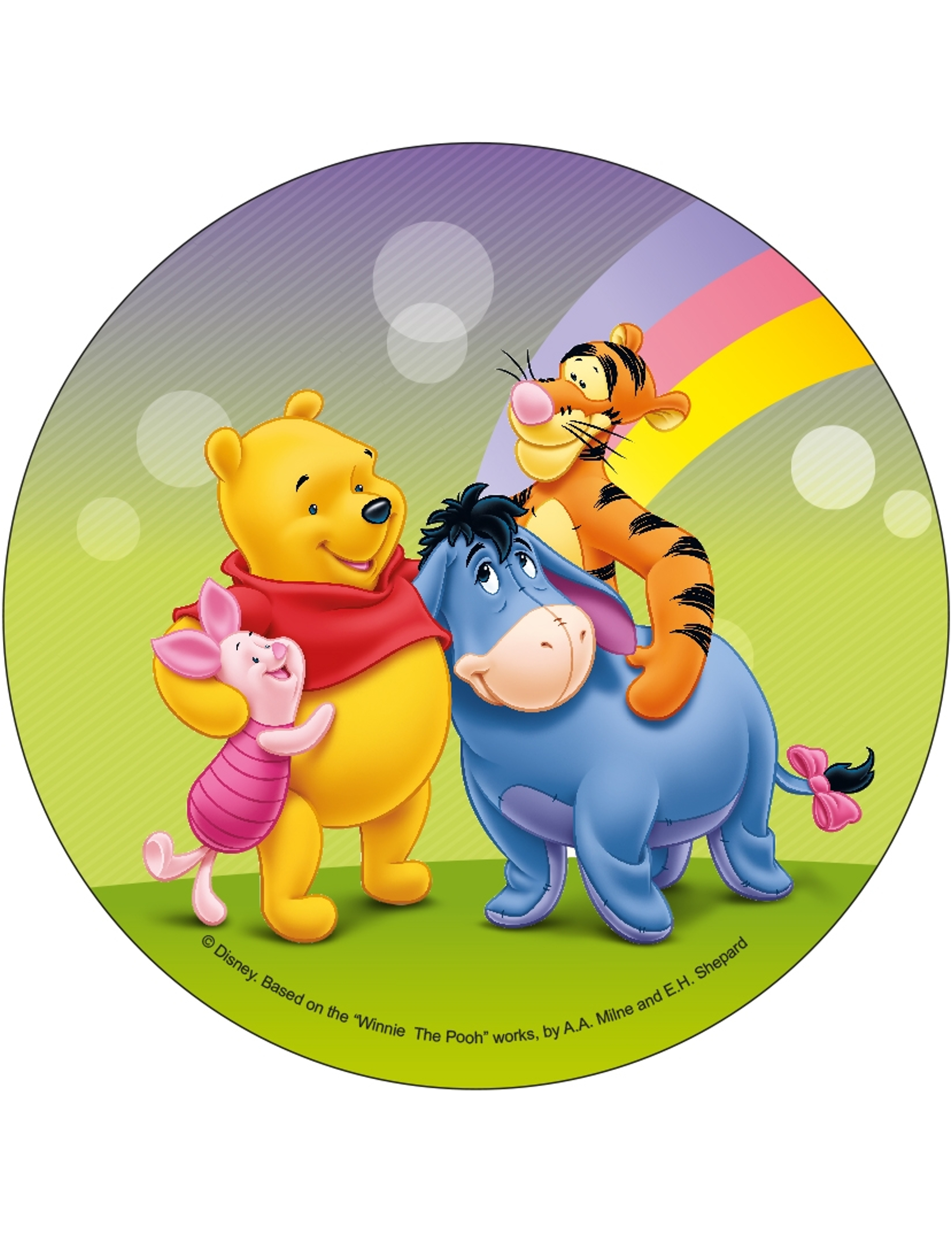 Disque azyme Winnie l'Ourson  Winnie et ses amis 21 cm