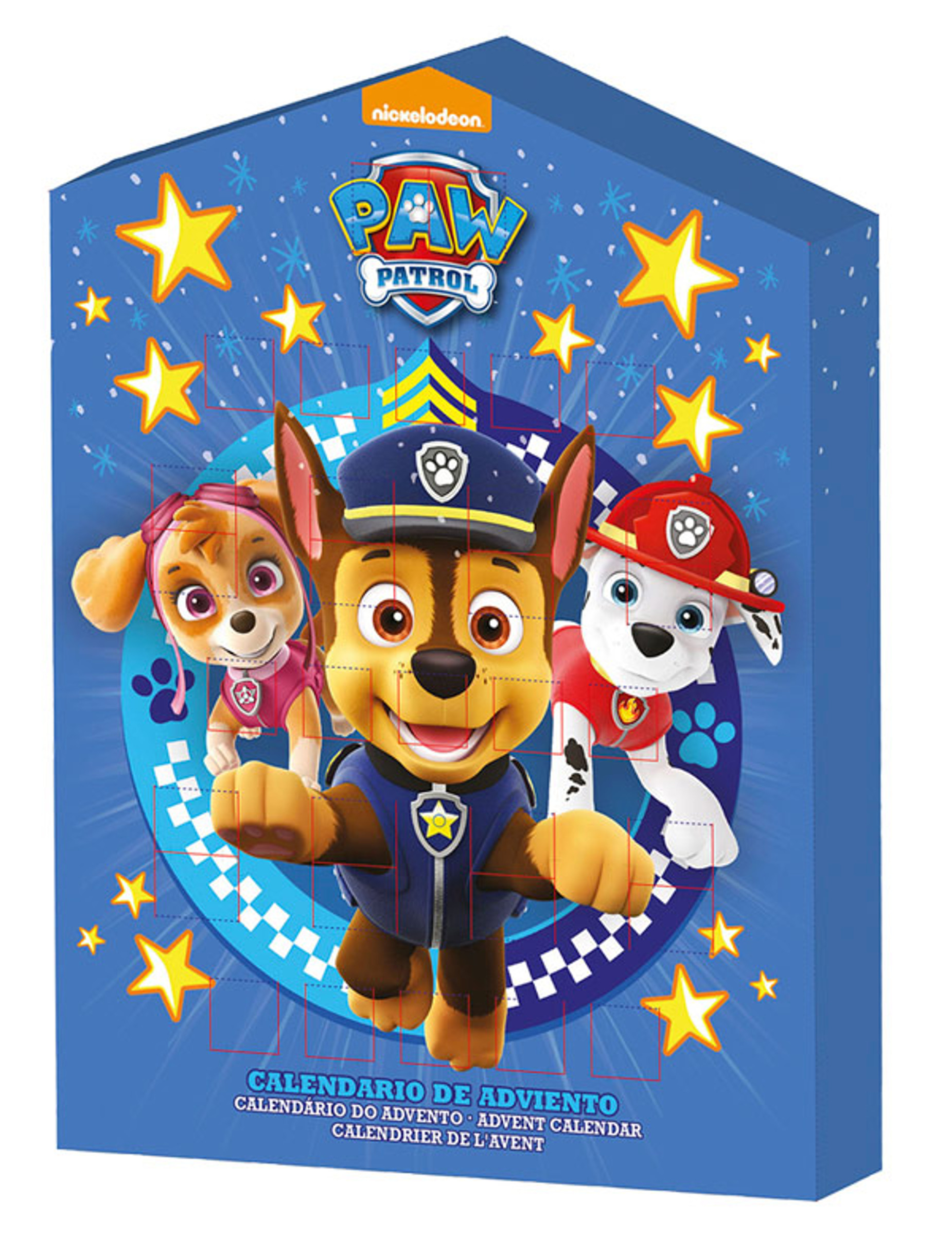 Calendrier de l'avent Pat' Patrouille bleu 100 gr