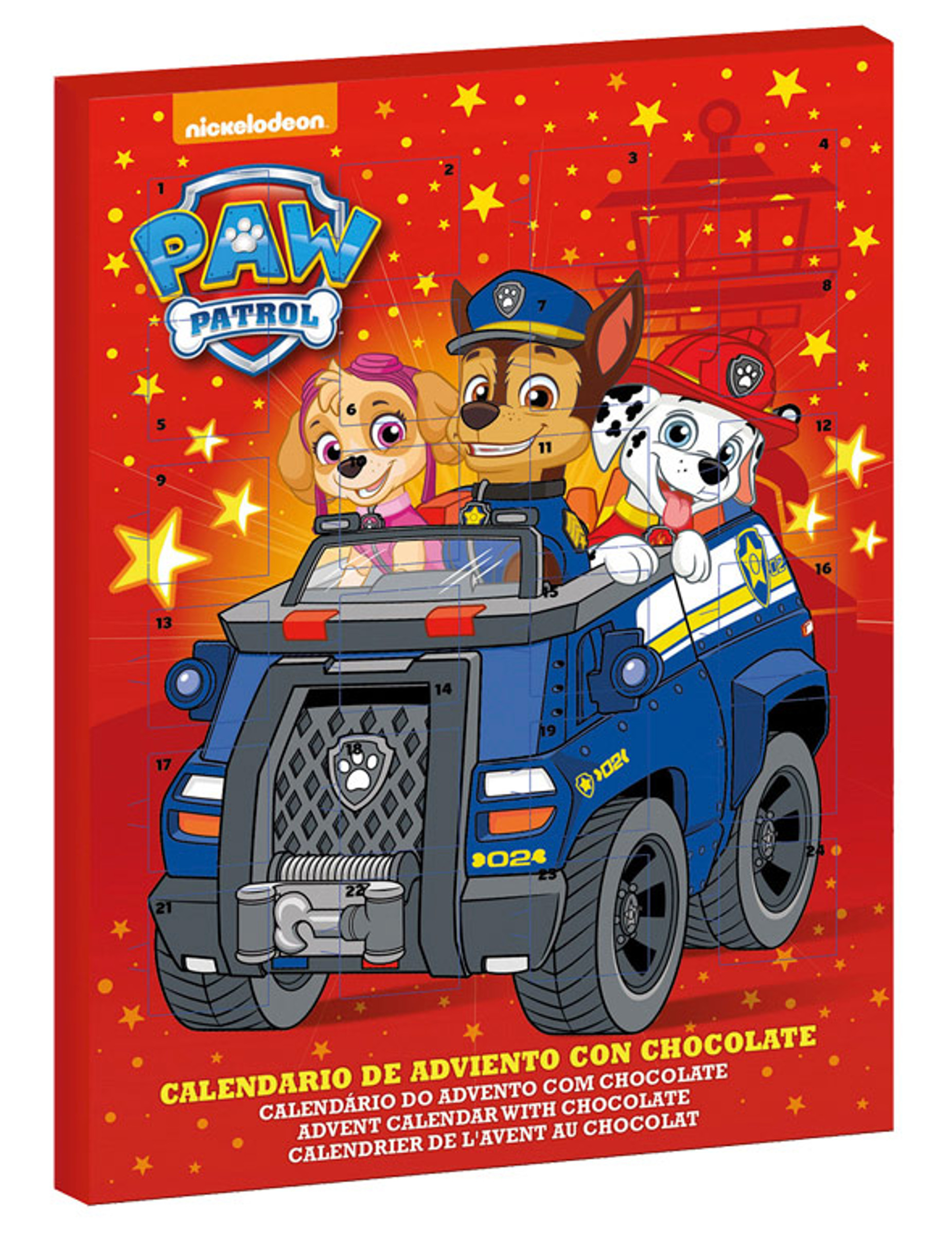 Calendrier de l'avent Pat' Patrouille rouge 50 gr