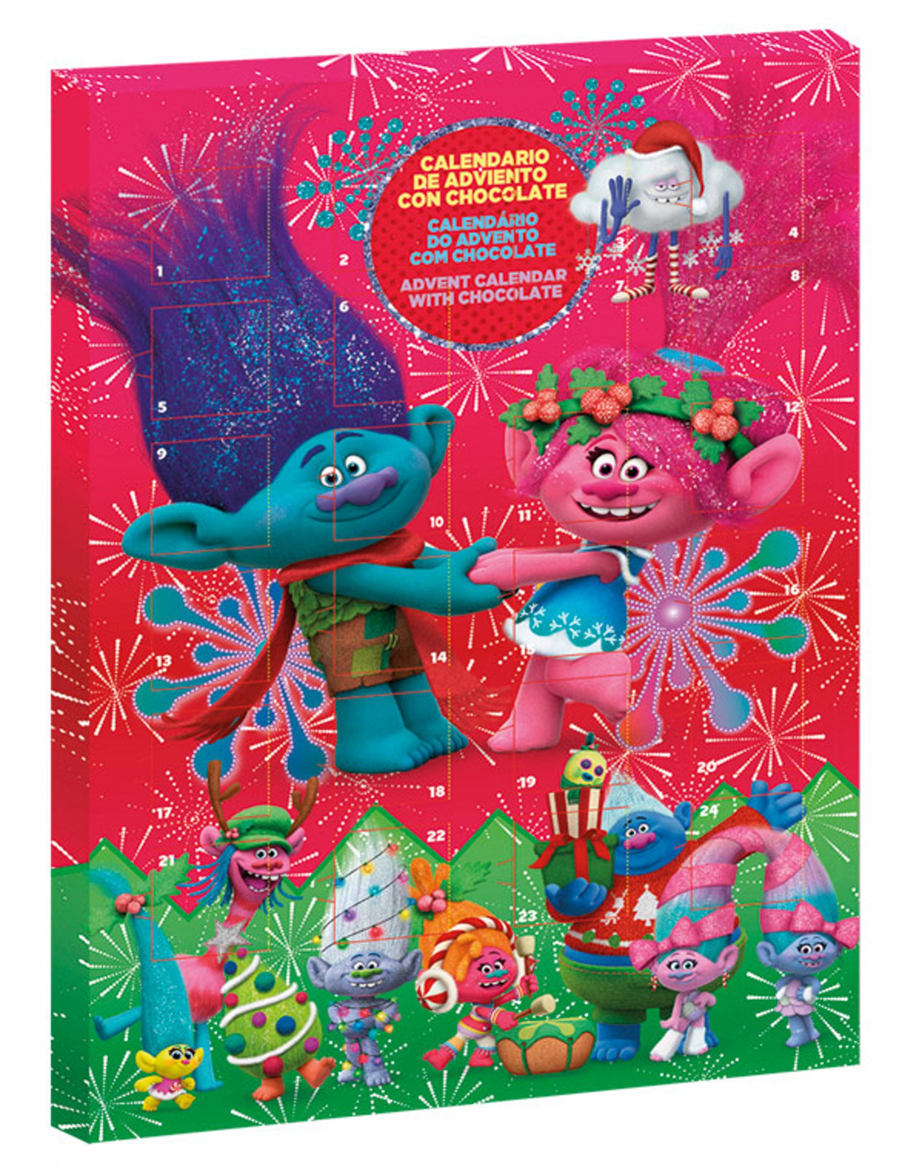 Calendrier de l'avent Trolls 50 gr