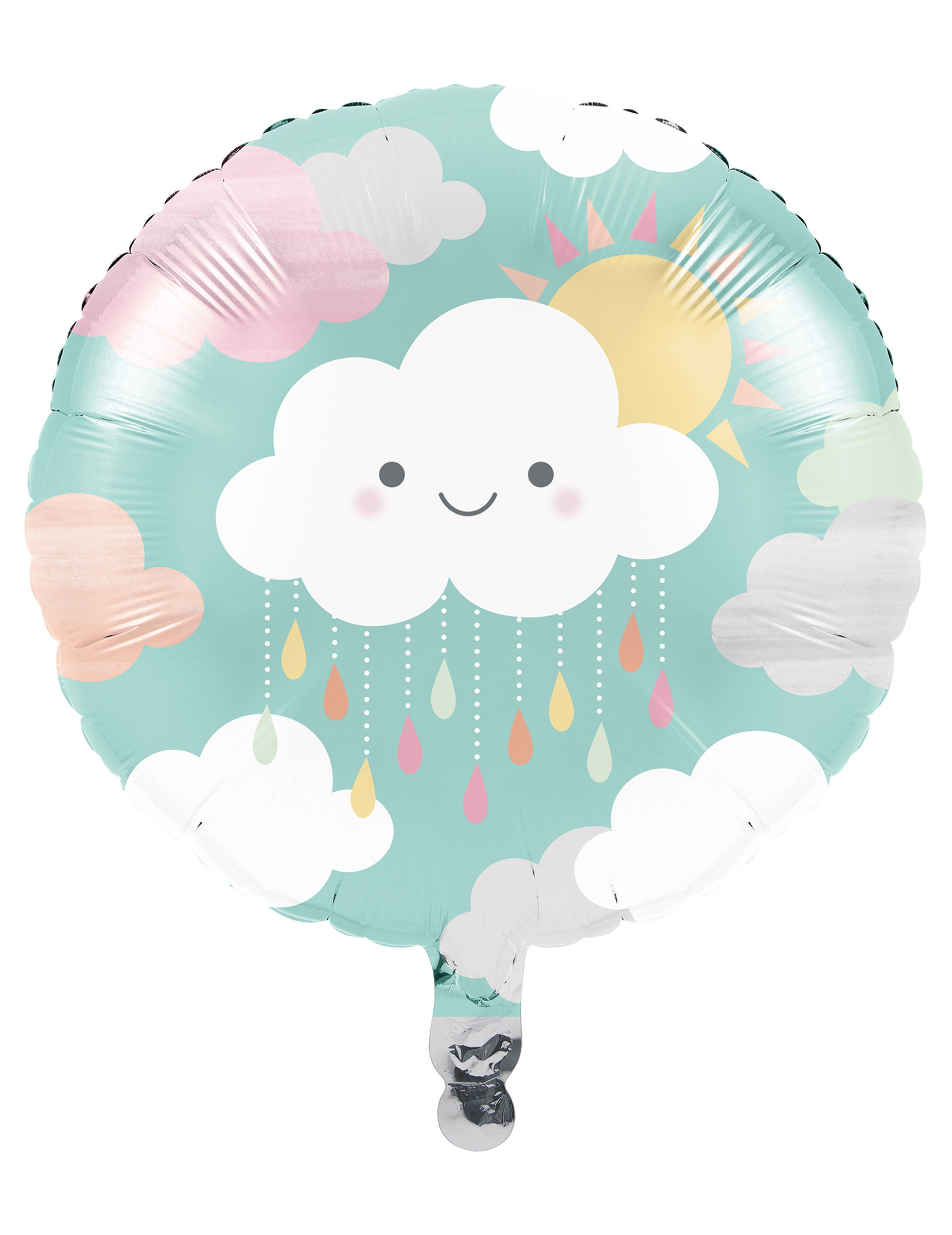 Ballon aluminium Petit Nuage bleu 46 cm