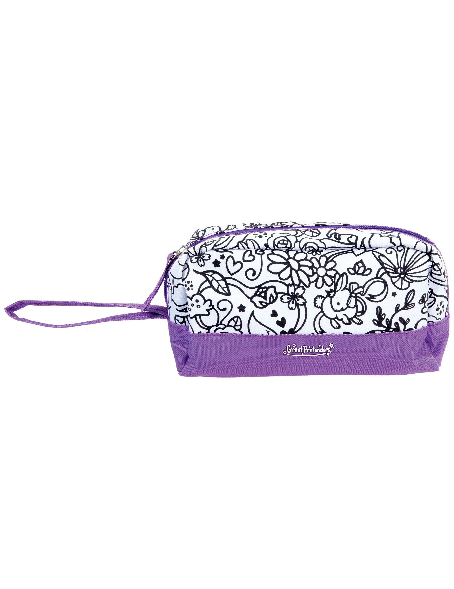 Trousse lavable à colorier violette avec 1 marqueur