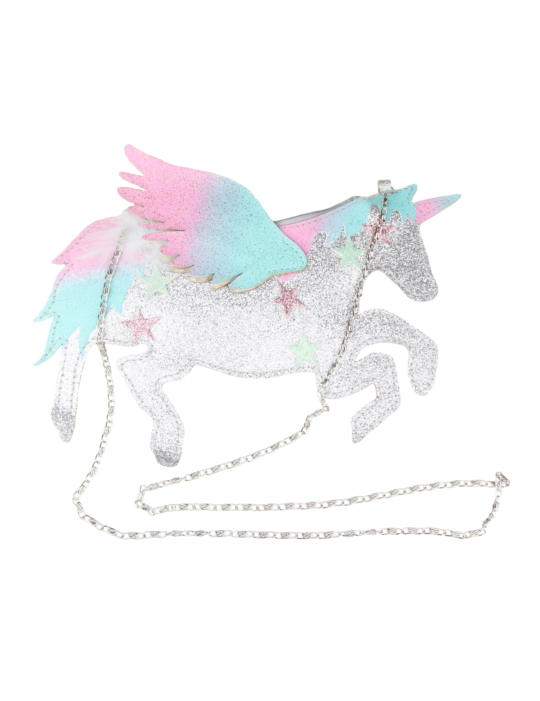 Sac à main Licorne blanche à paillettes