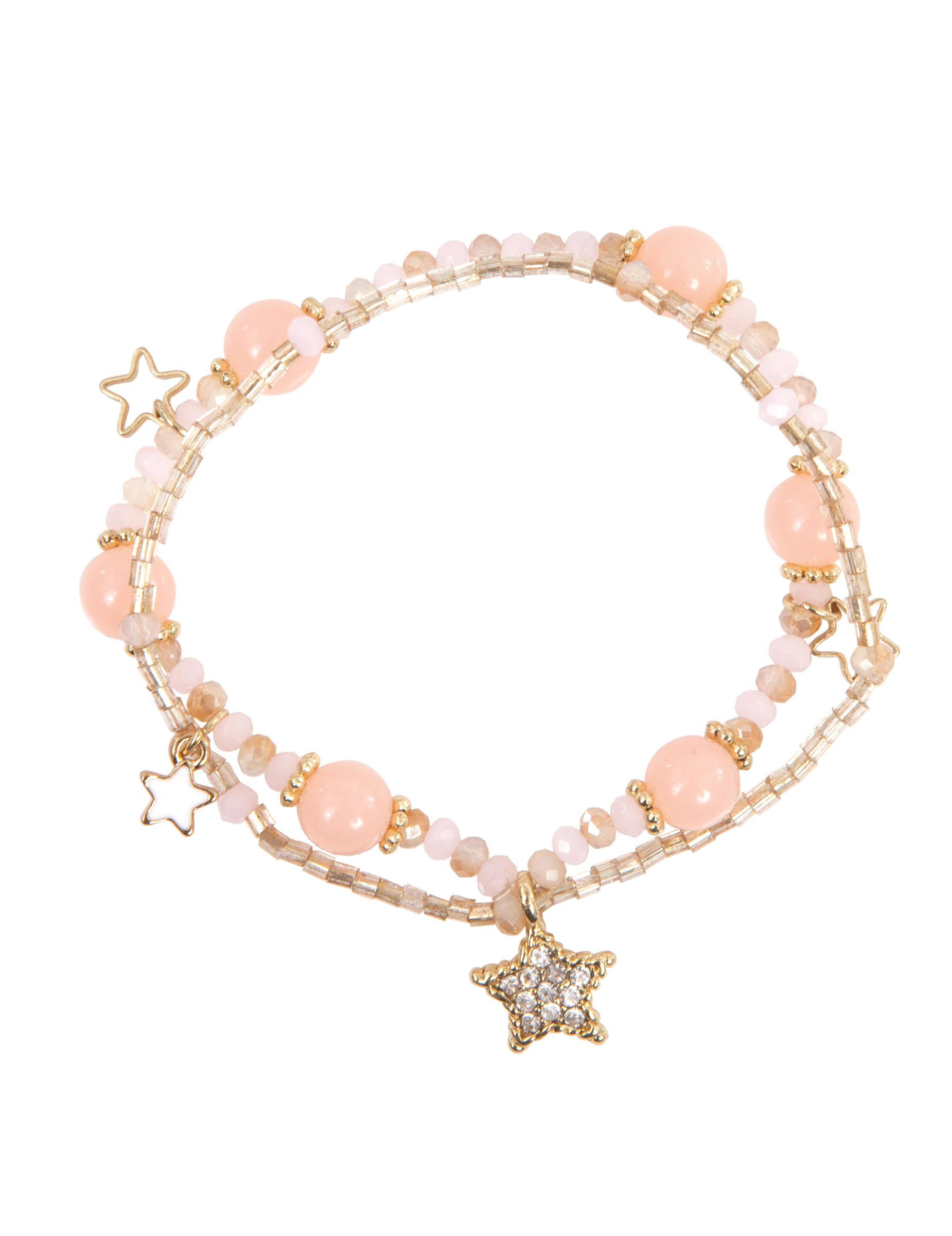 Bracelet Etoile rose fille