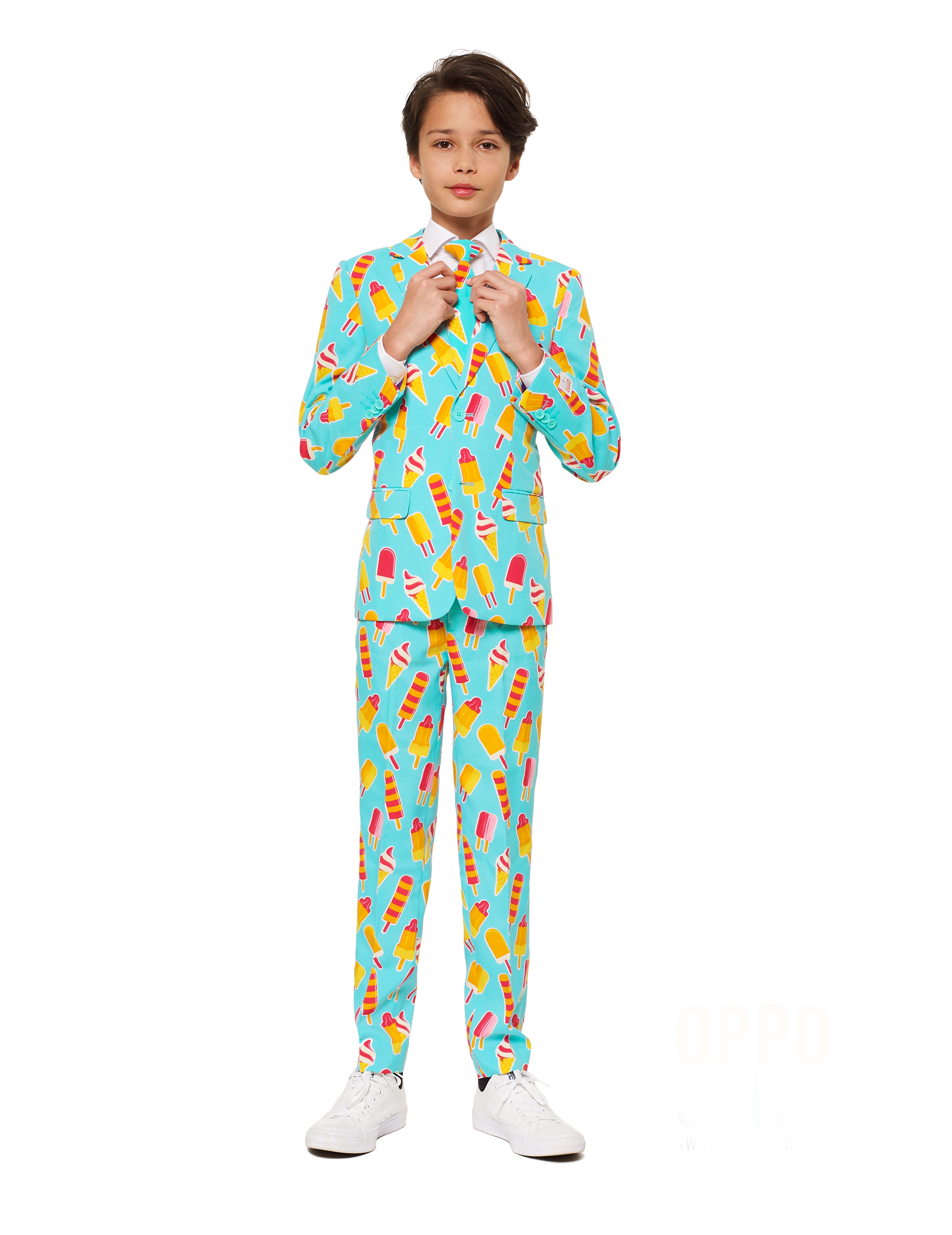 Costume Mr. Iceman adolescent Opposuits