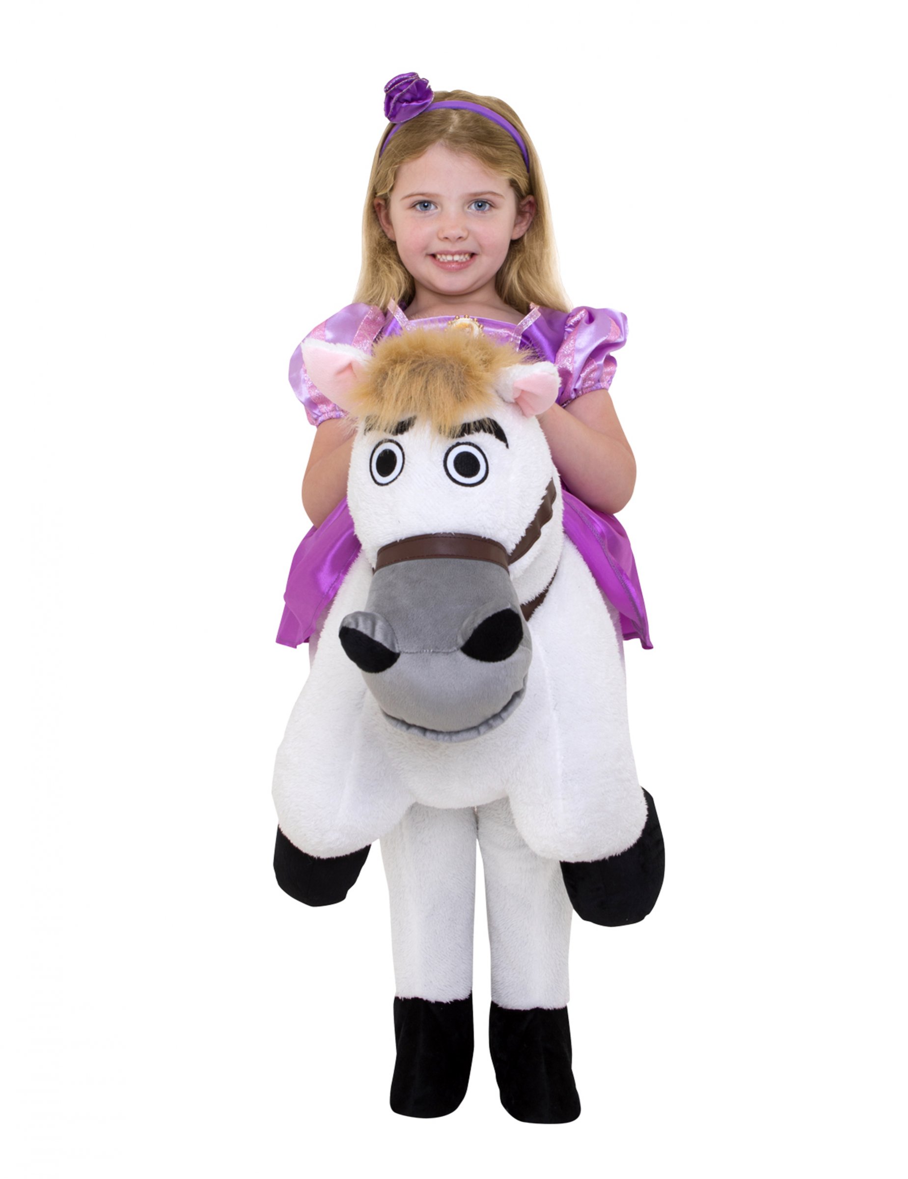 Déguisement Princesse Raiponce portée par Cheval fille Morphsuits