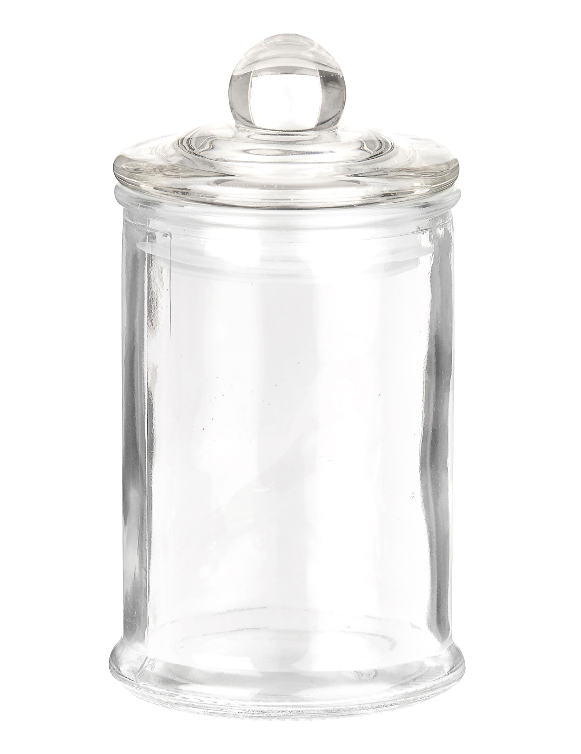 Petite bonbonnière confiseur en verre 12 x 5 cm