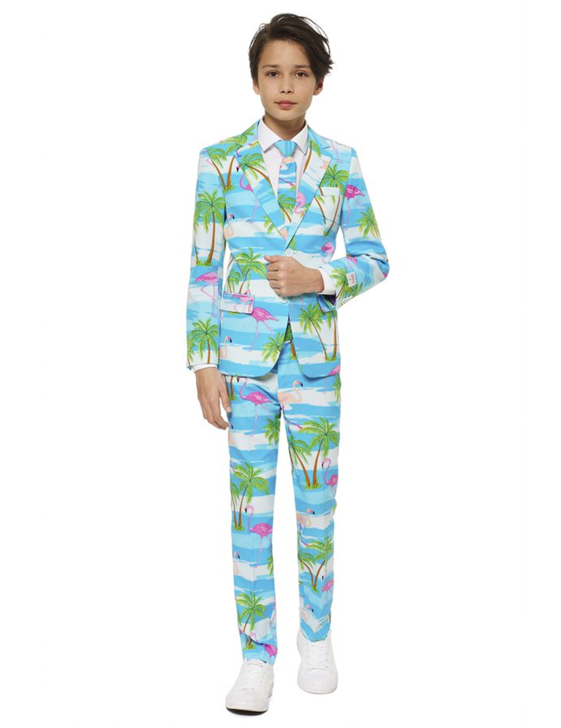 Costume Mr. Flamingo adolescent Opposuits