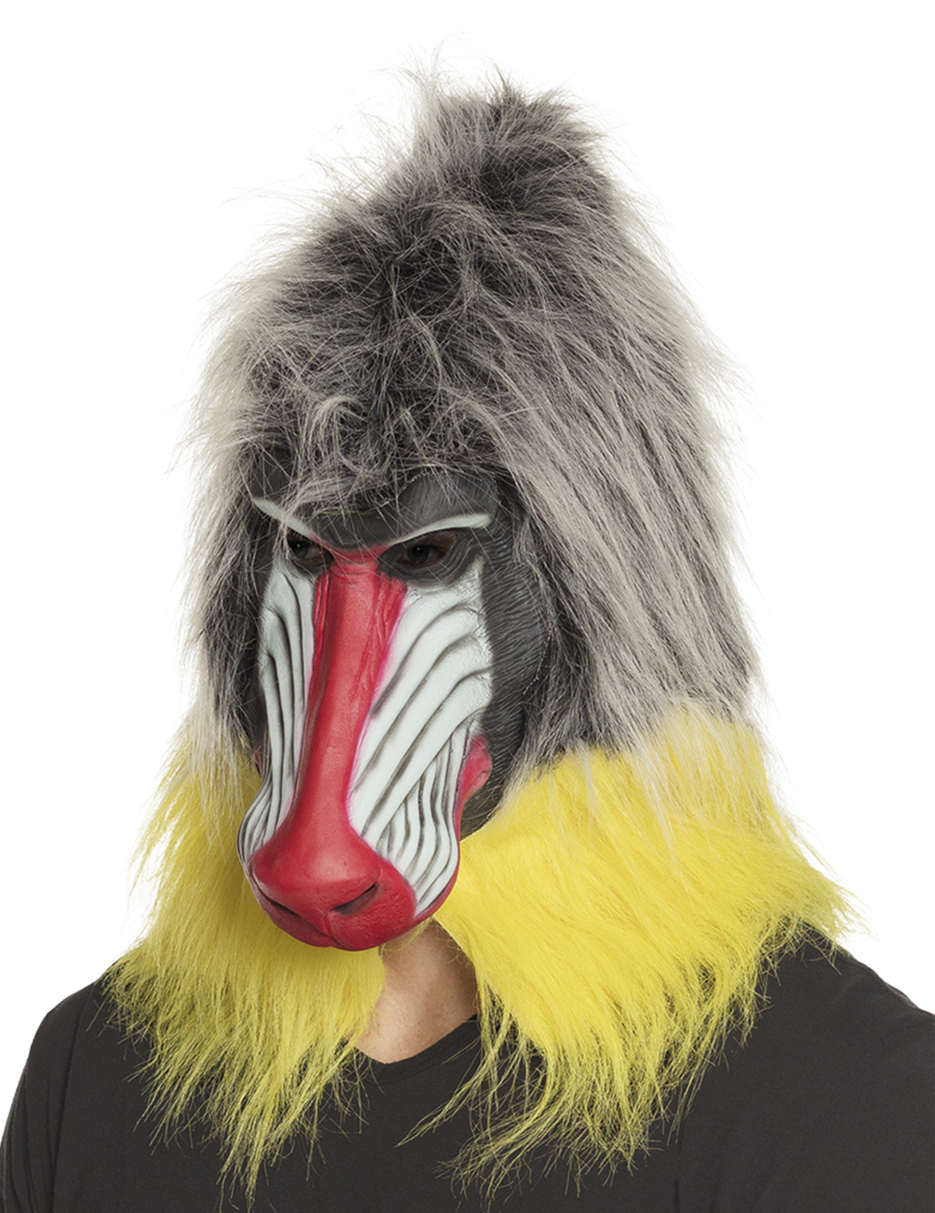 Masque latex babouin adulte