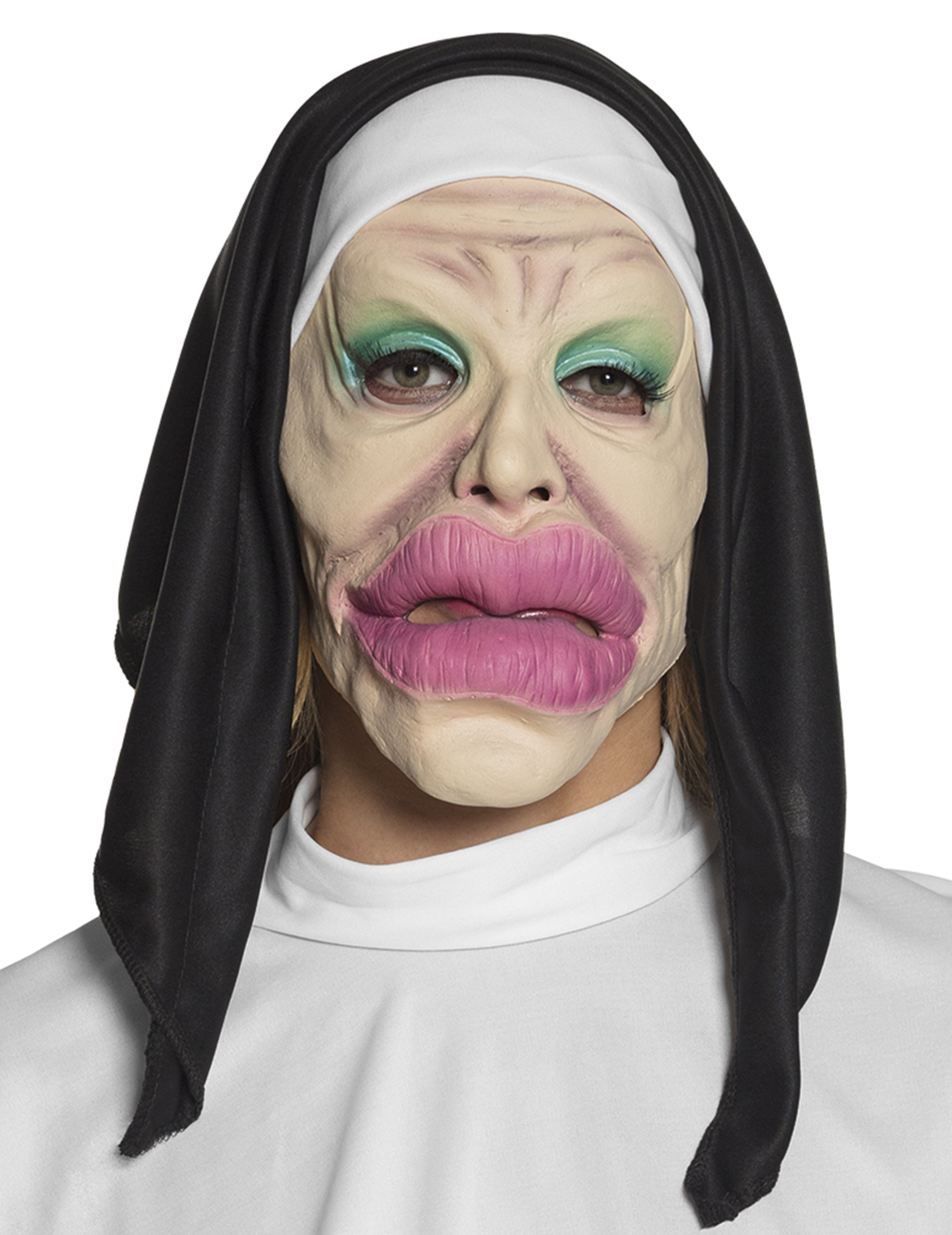 Masque latex humoristique religieuse adulte