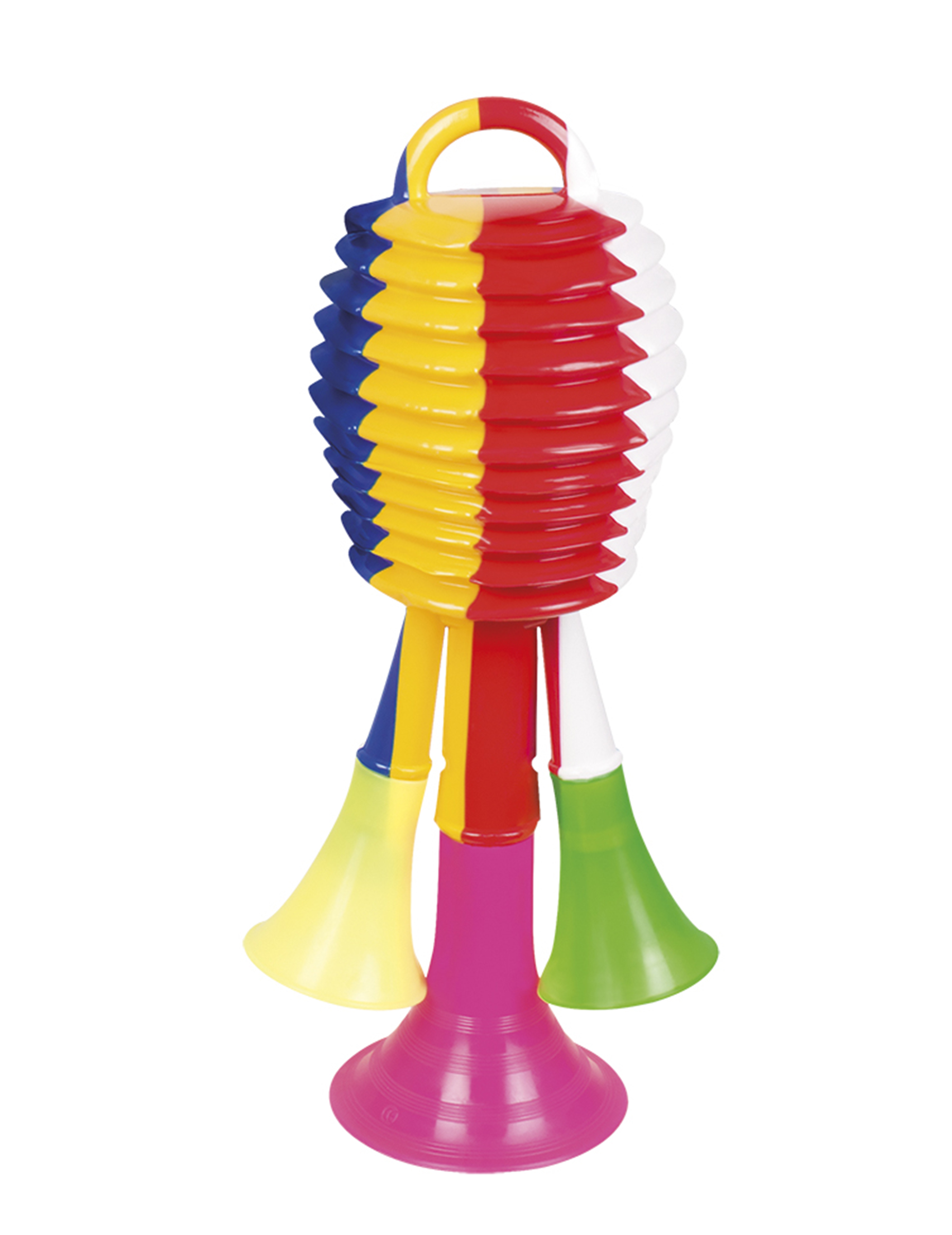 Klaxon clown multicolore 32 cm