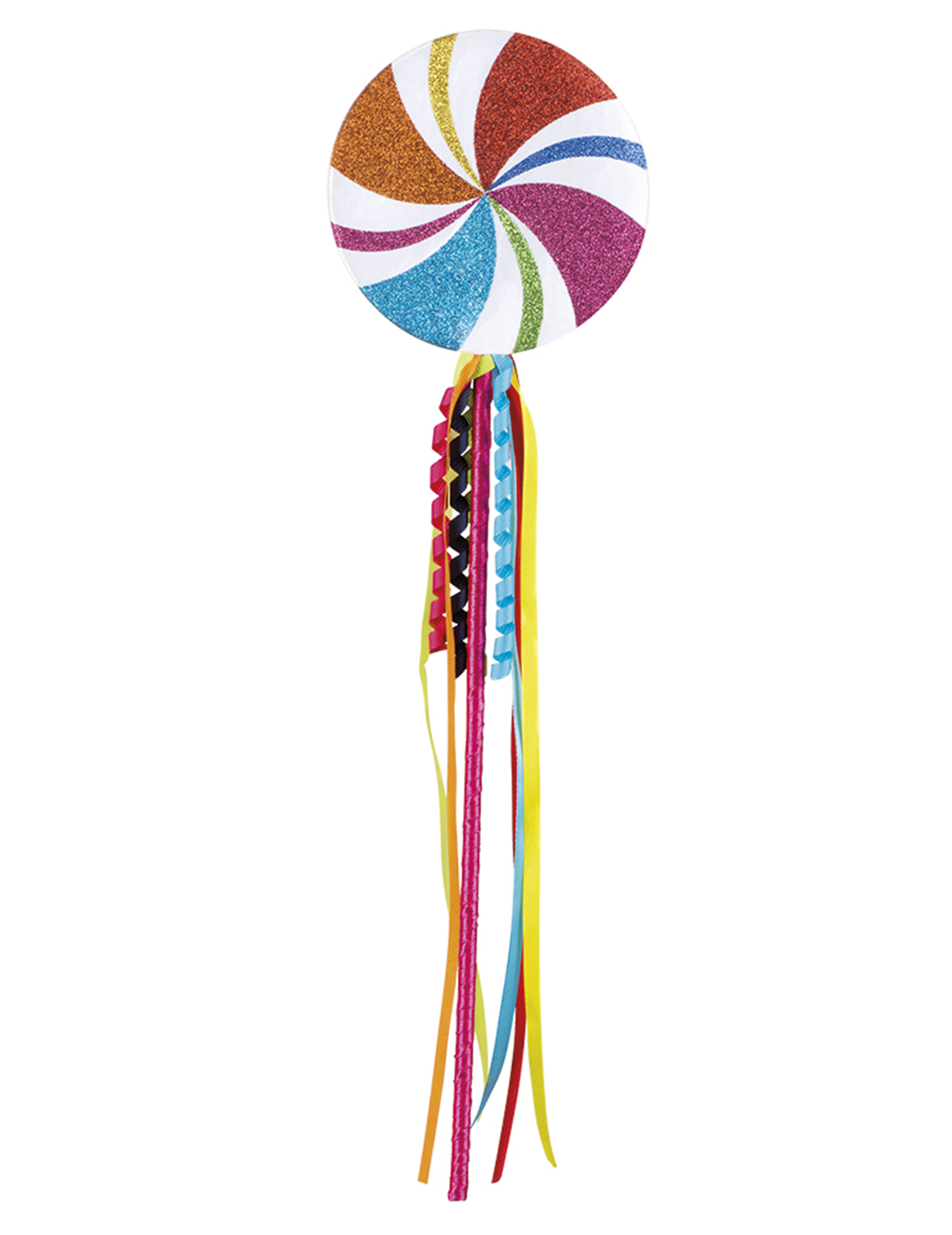 Sucette colorée 45 cm