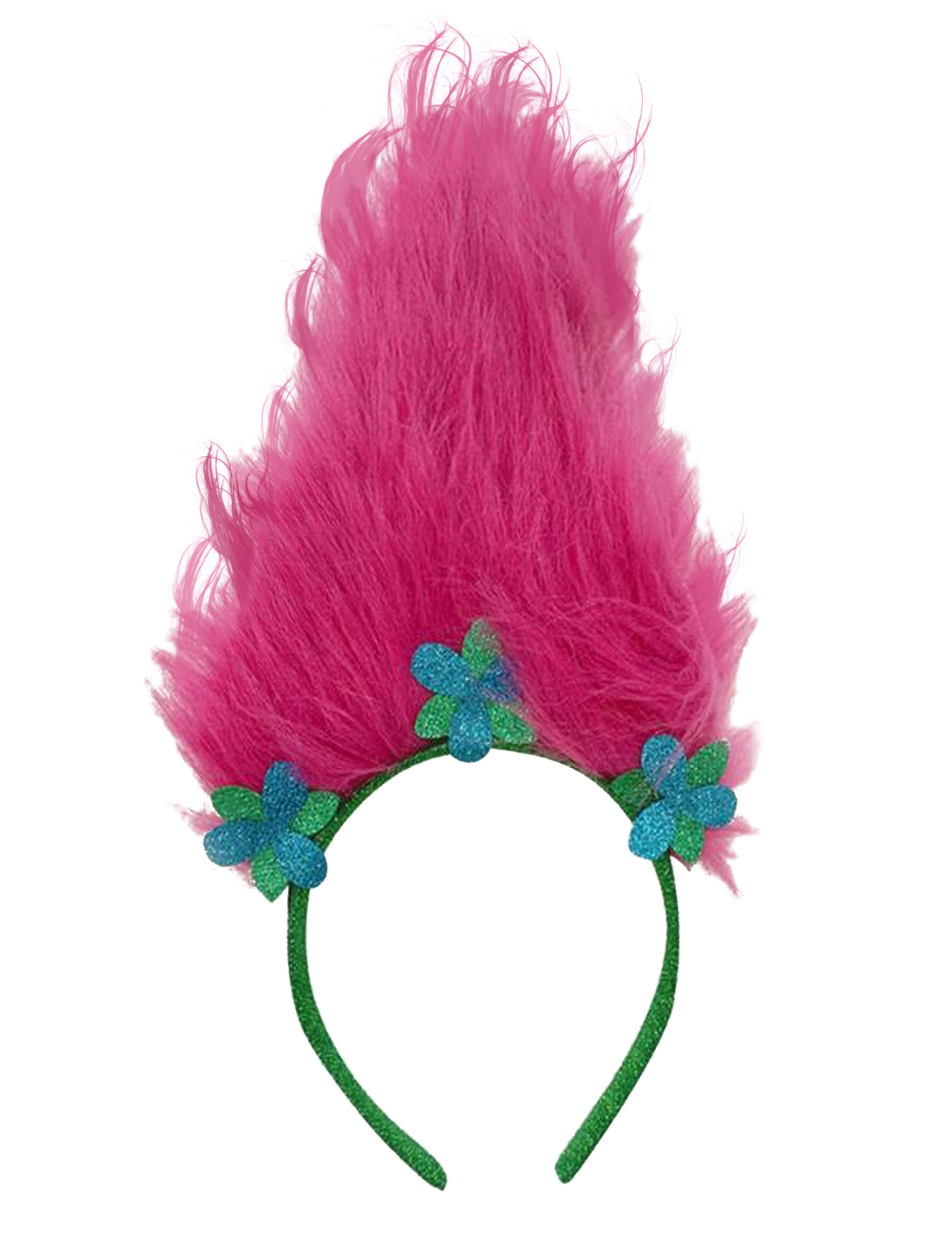 Serre-tête Troll rose Femme
