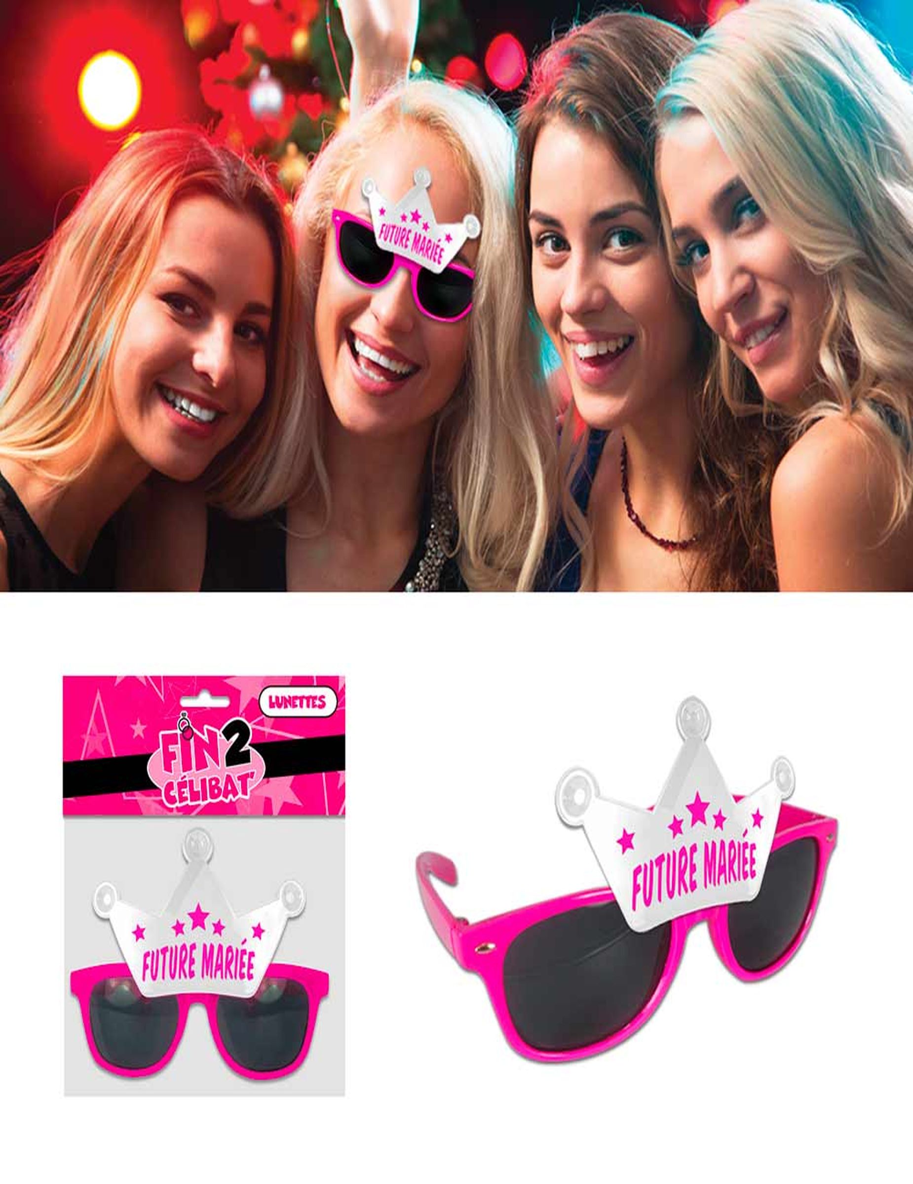 Lunettes couronne enterrement vie de jeune fille