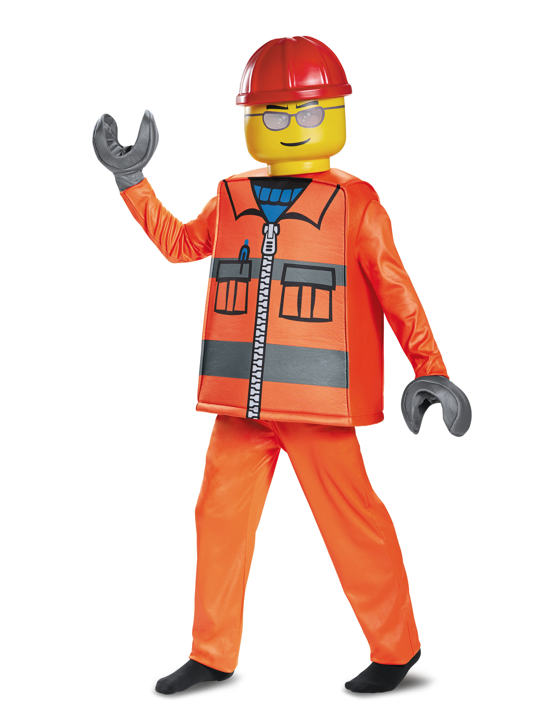 Déguisement luxe ouvrier de chantier LEGO® enfant