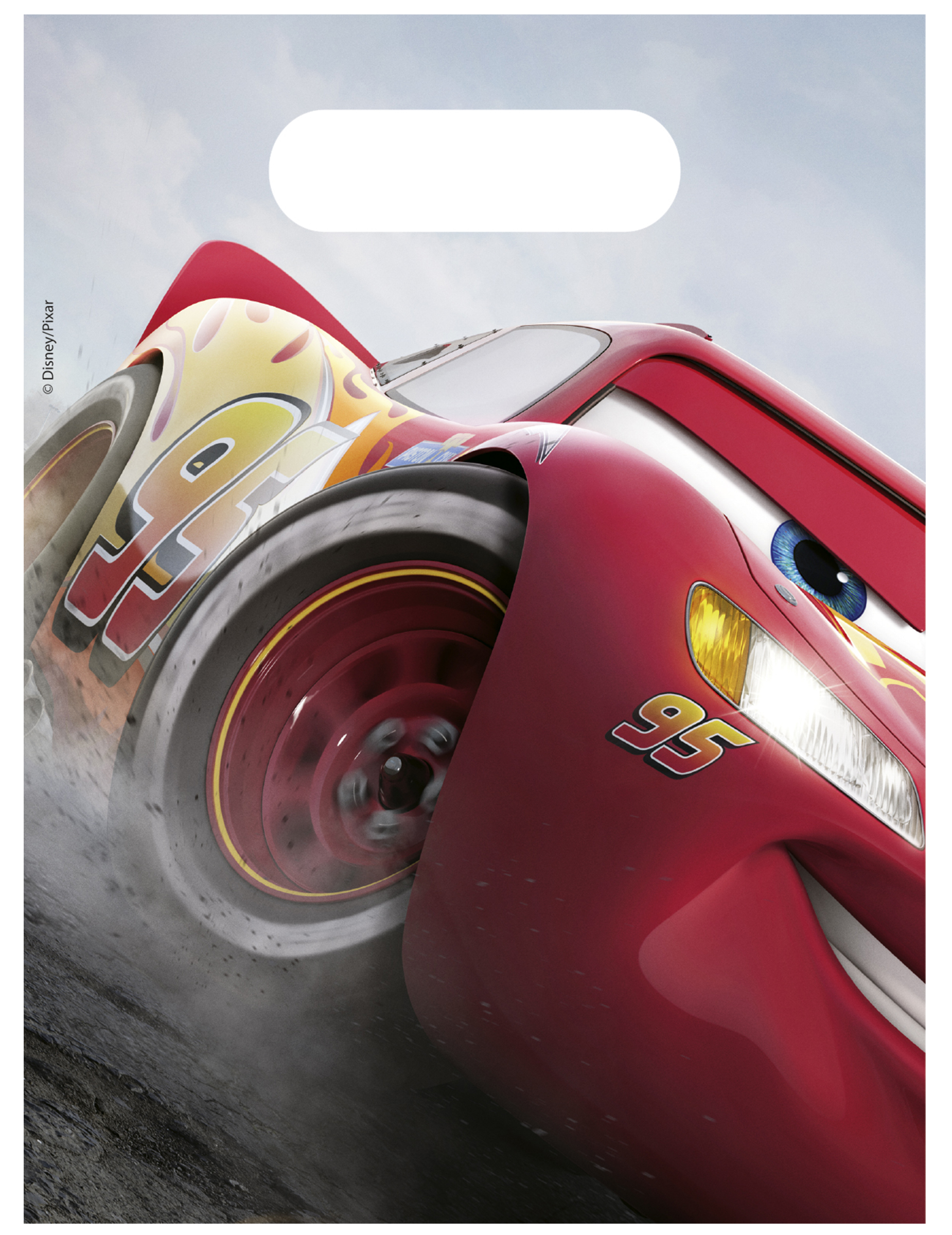 6 Sacs à cadeaux Cars 3 23 x 16,5 cm