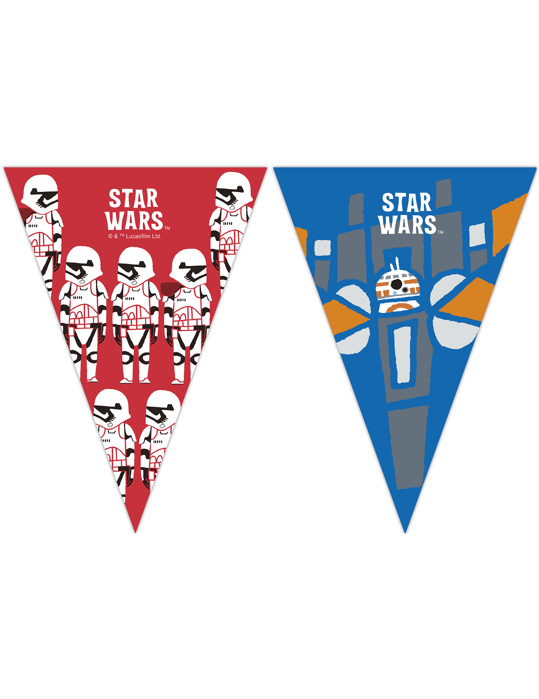 Guirlande 9 fanions Star Wars Forces 2,3 m x 25 cm