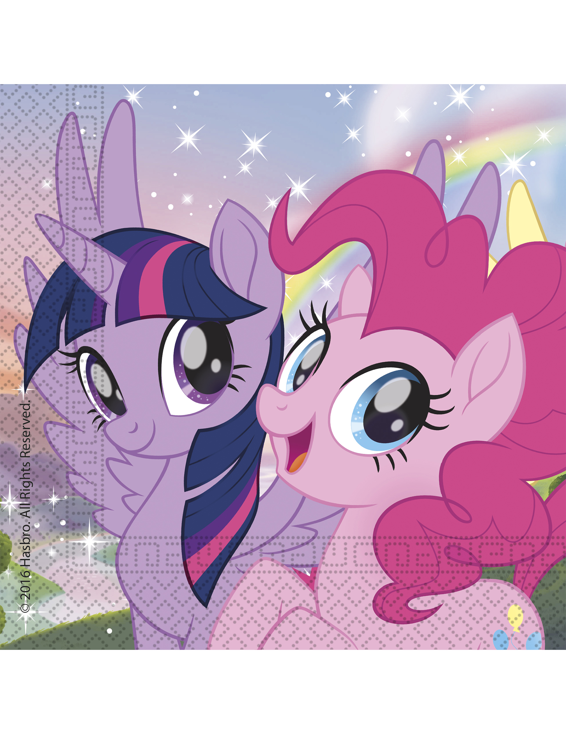 20 Serviettes en papier Pony & Friends 33 x 33 cm